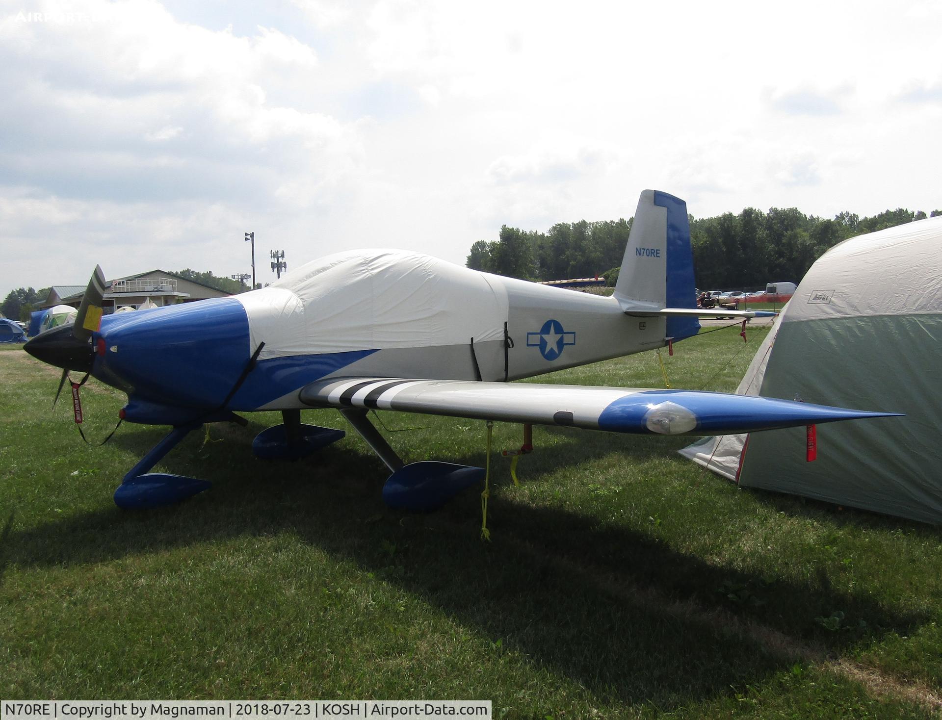 N70RE, 2012 Vans RV-7A C/N 70238, at EAA 18