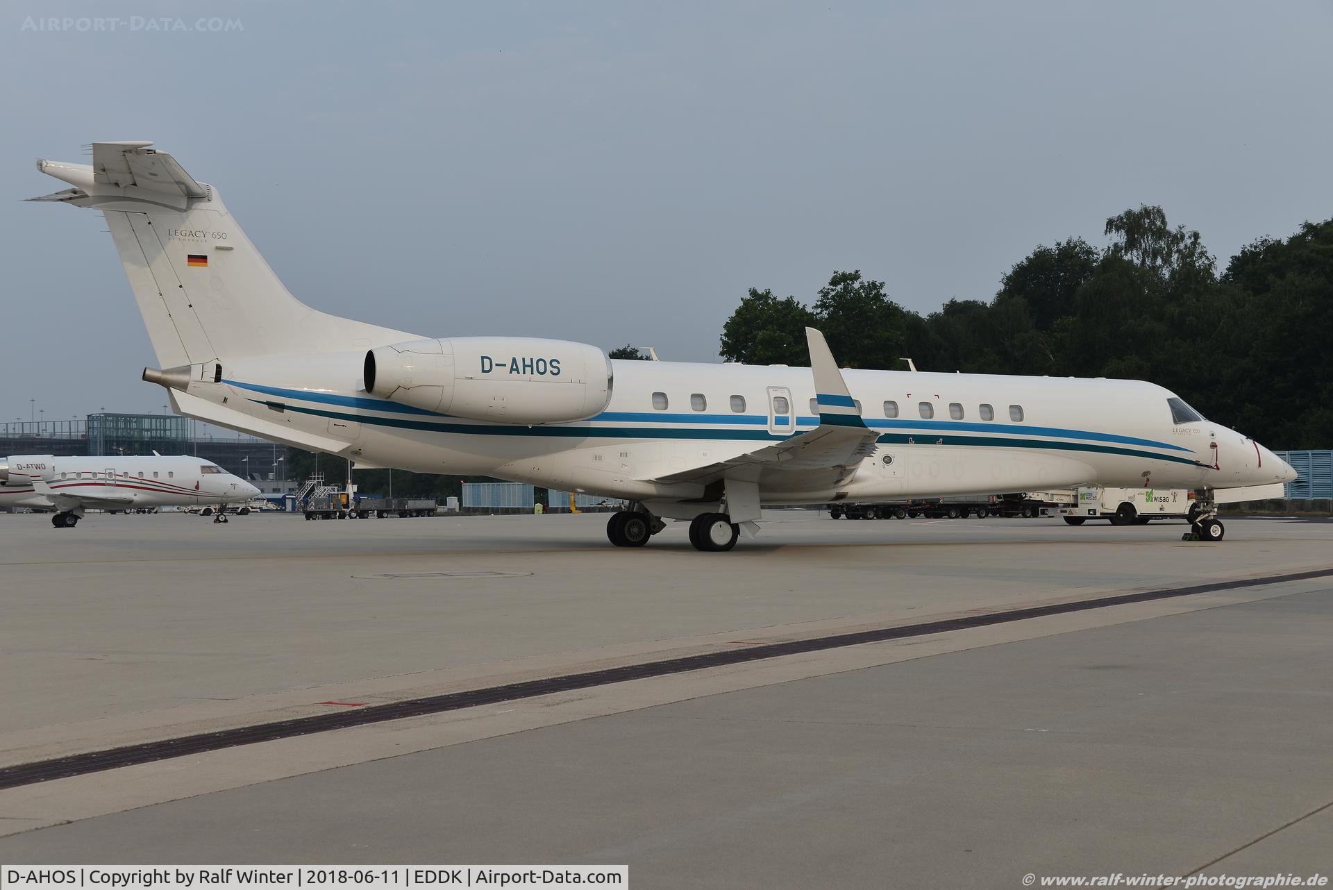 D-AHOS, 2015 Embraer EMB-135BJ Legacy 650 C/N 14501201, Embraer EMB-135BJ Legacy 650 - AHO Air Hamburg - 14501201 - D-AHOS - 11.06.2018 - CGN
