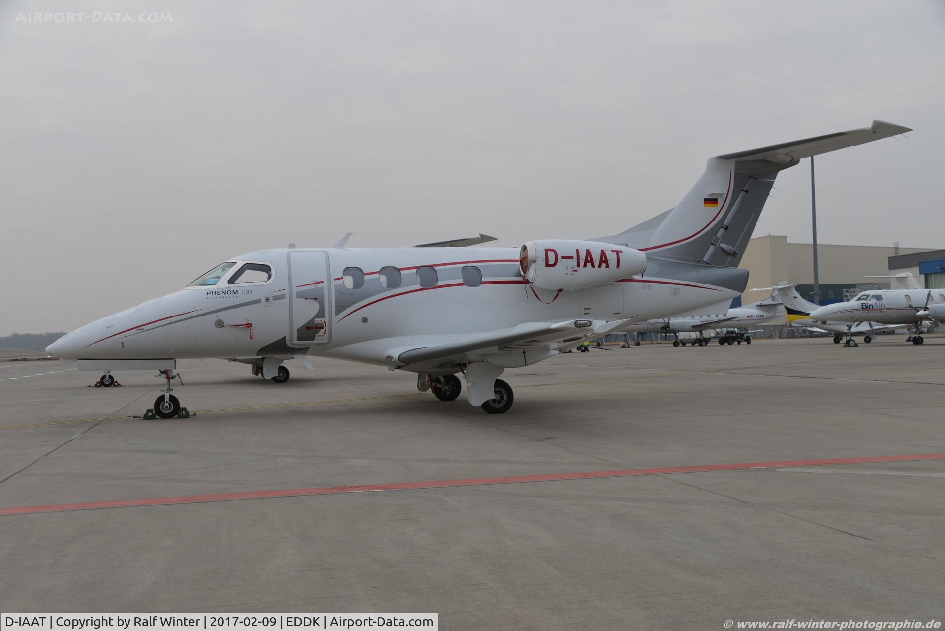 D-IAAT, 2010 Embraer EMB-500 Phenom 100 C/N 50000162, Embraer Phenom 100 EMB-500 - ZE AZE Arcus Executive Aviation - 50000162 - D-IAAT - 09.02.2017 - CGN