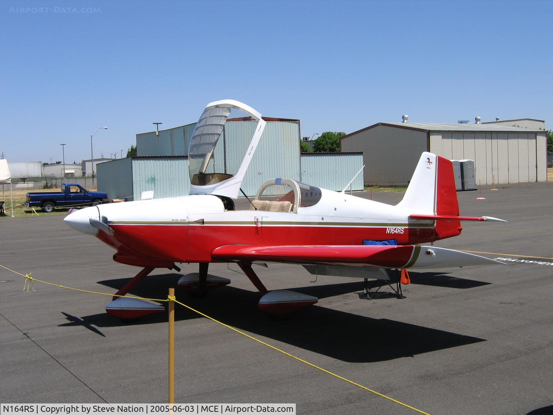 N164RS, 1995 Vans RV-6A C/N 21168, 1995 Ron Smith RV6A homebuilt at Merced, CA