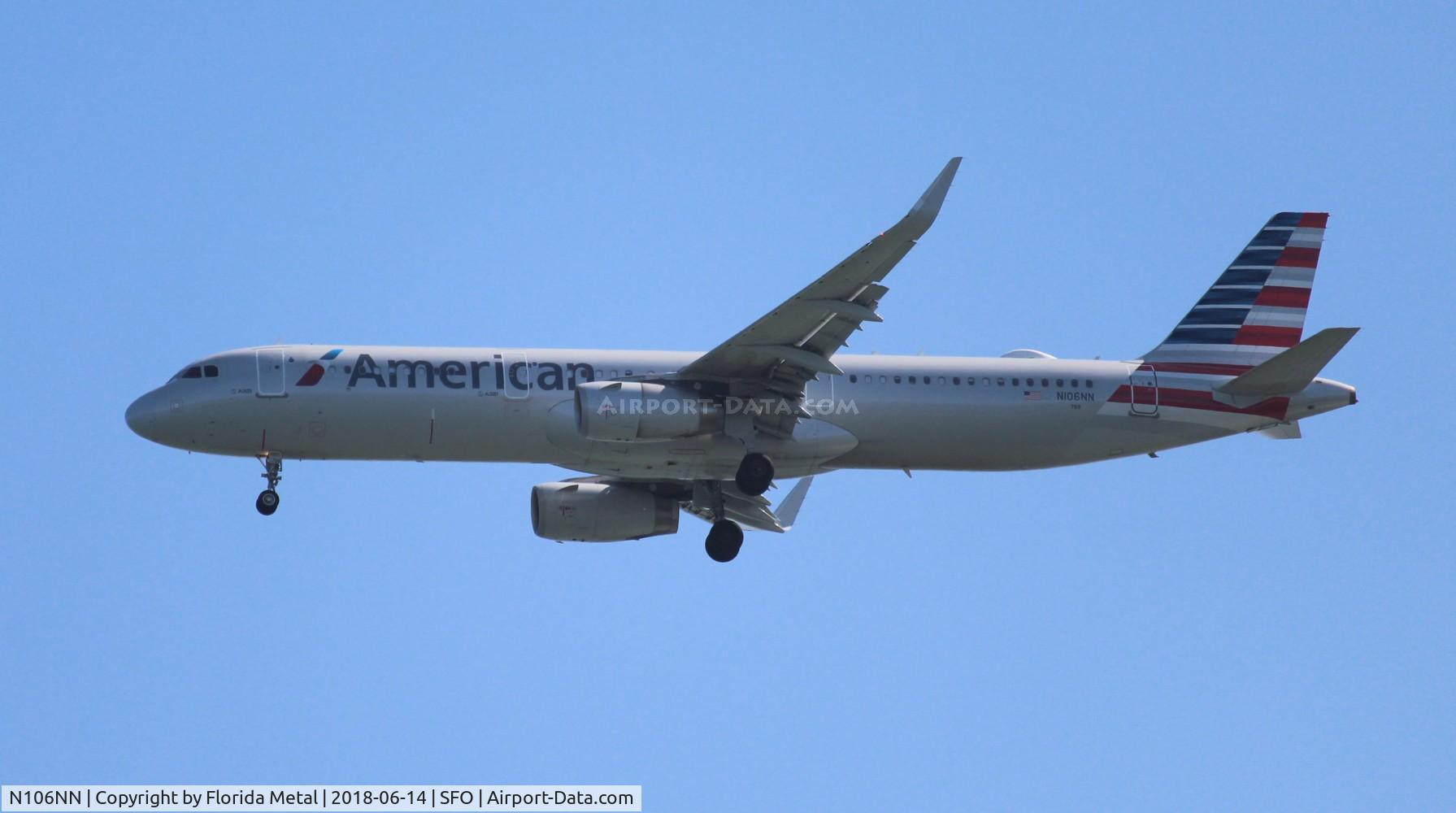 N106NN, 2013 Airbus A321-231 C/N 5932, American