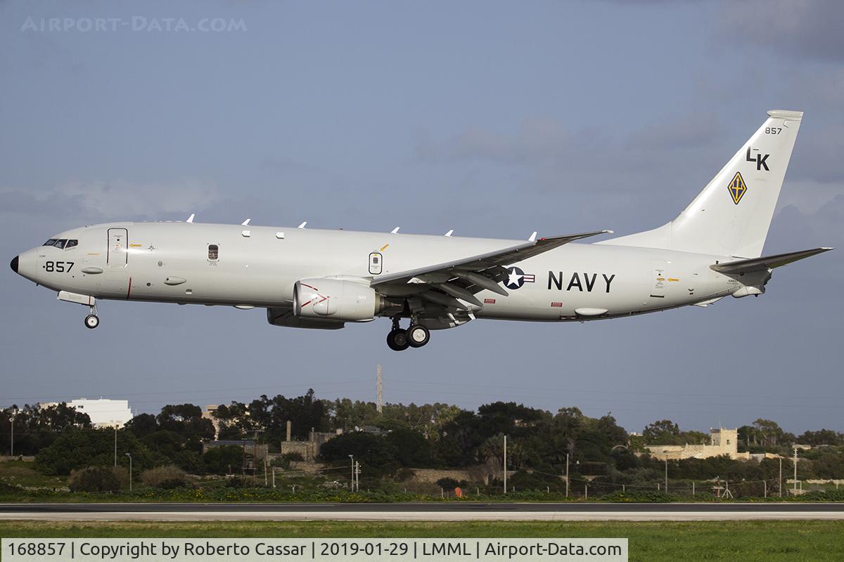 168857, 2016 Boeing P-8A Poseidon C/N 44149/5458, Runway 31