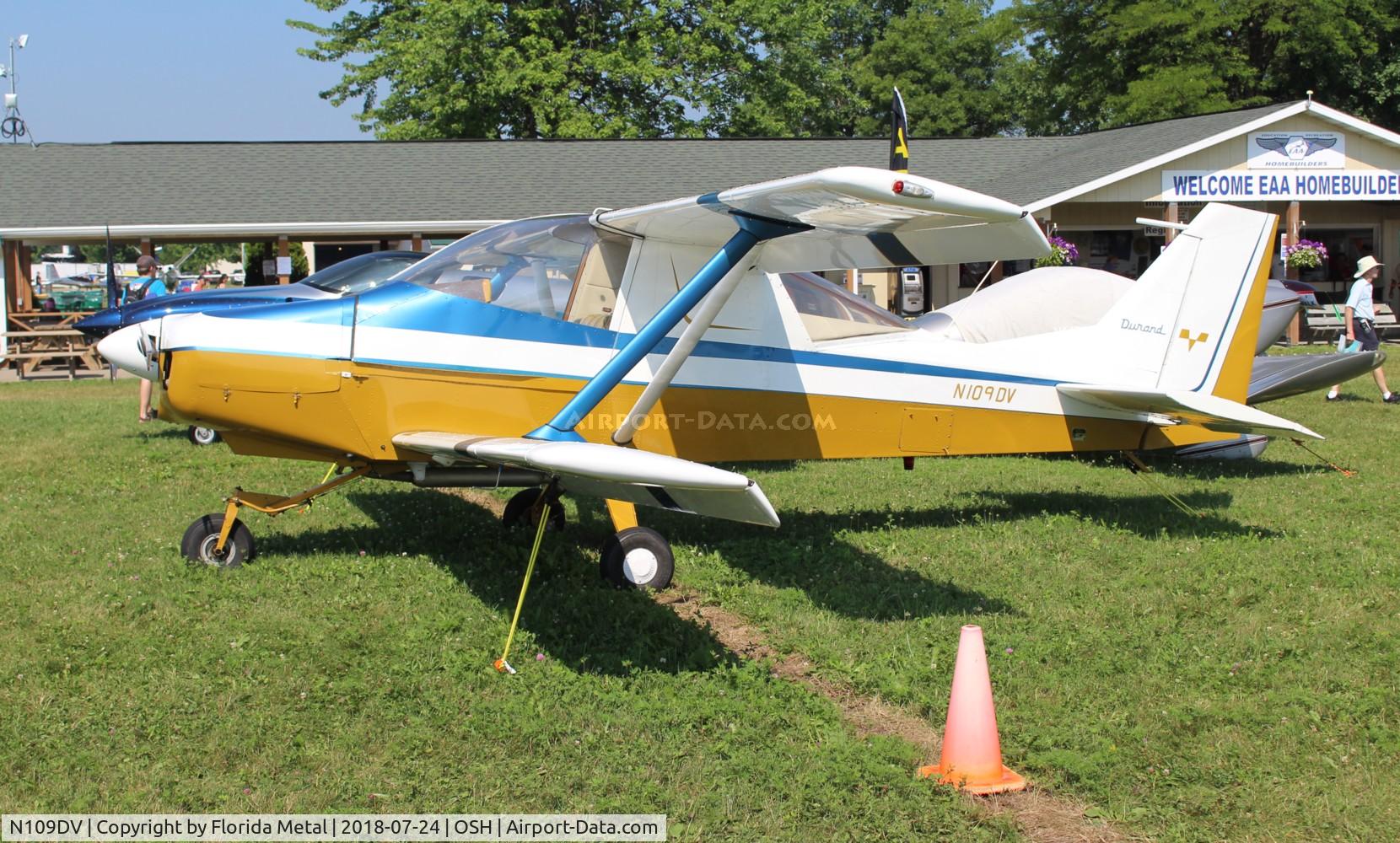 N109DV, 1978 Durand Mark V C/N 1, Durand Mark V