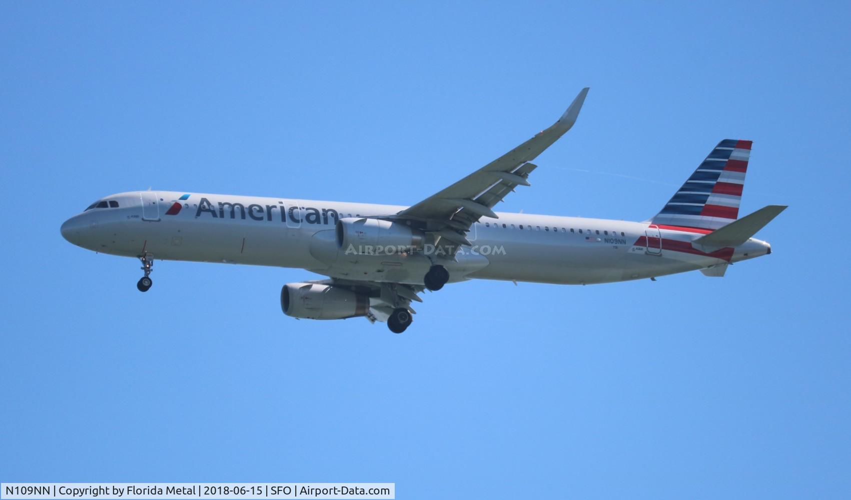N109NN, 2014 Airbus A321-231 C/N 5955, American
