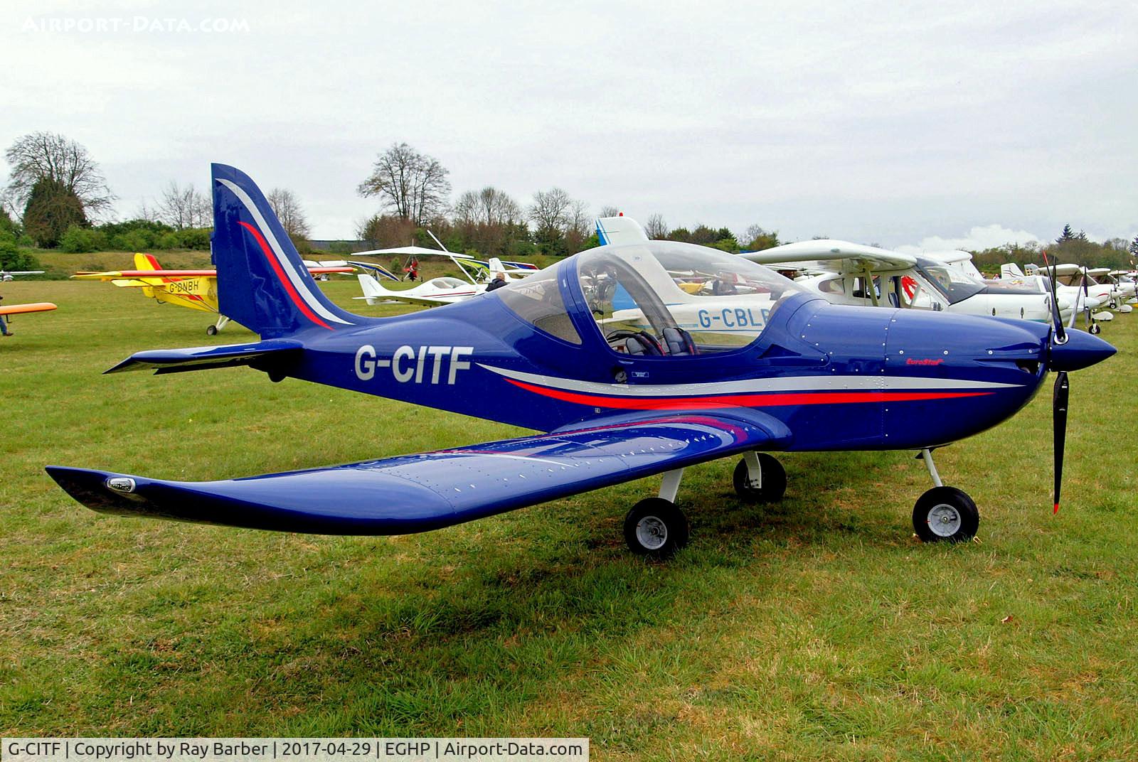 G-CITF, 2015 Evektor EV-97 Eurostar SL C/N 2015-4223, G-CITF   Evektor EV-97 SportStar SL [2015-4223] Popham~G 29/04/2017