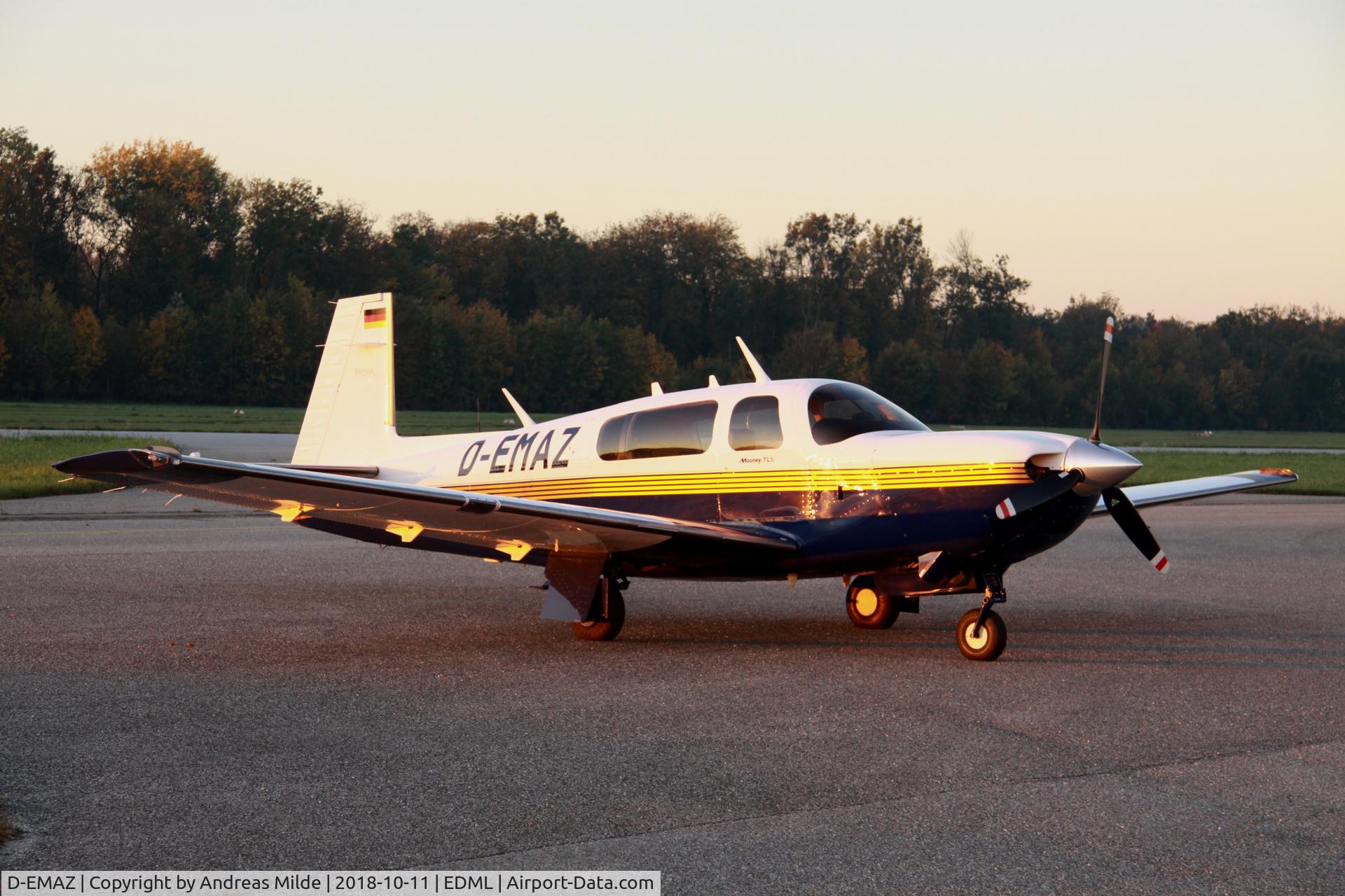 D-EMAZ, 1999 Mooney M20M TLS Bravo C/N 27-0273, taken just after sunrise
