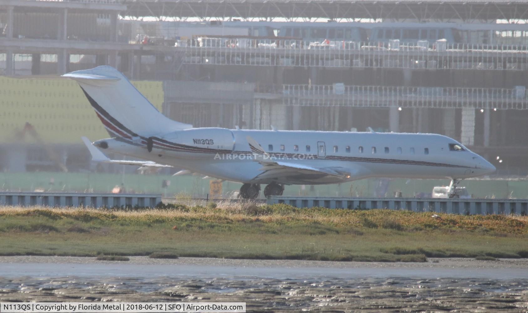 N113QS, 2016 Bombardier BD-700-1A11 Global 5000 C/N 9722, Net Jets