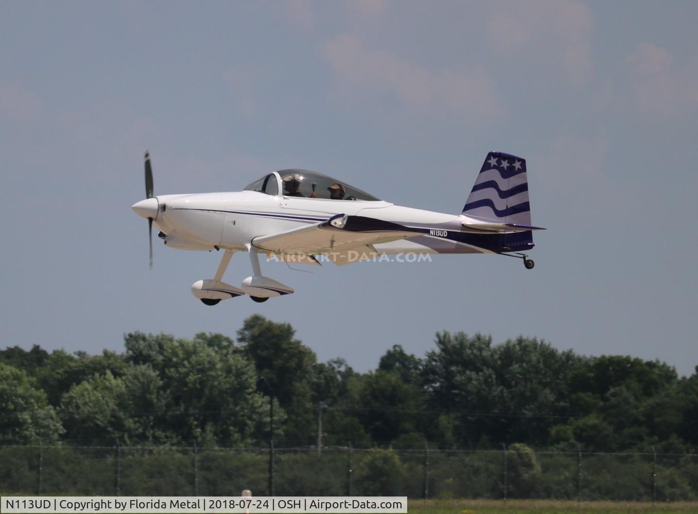 N113UD, 2002 Vans RV-8 C/N 80459, Vans RV-8