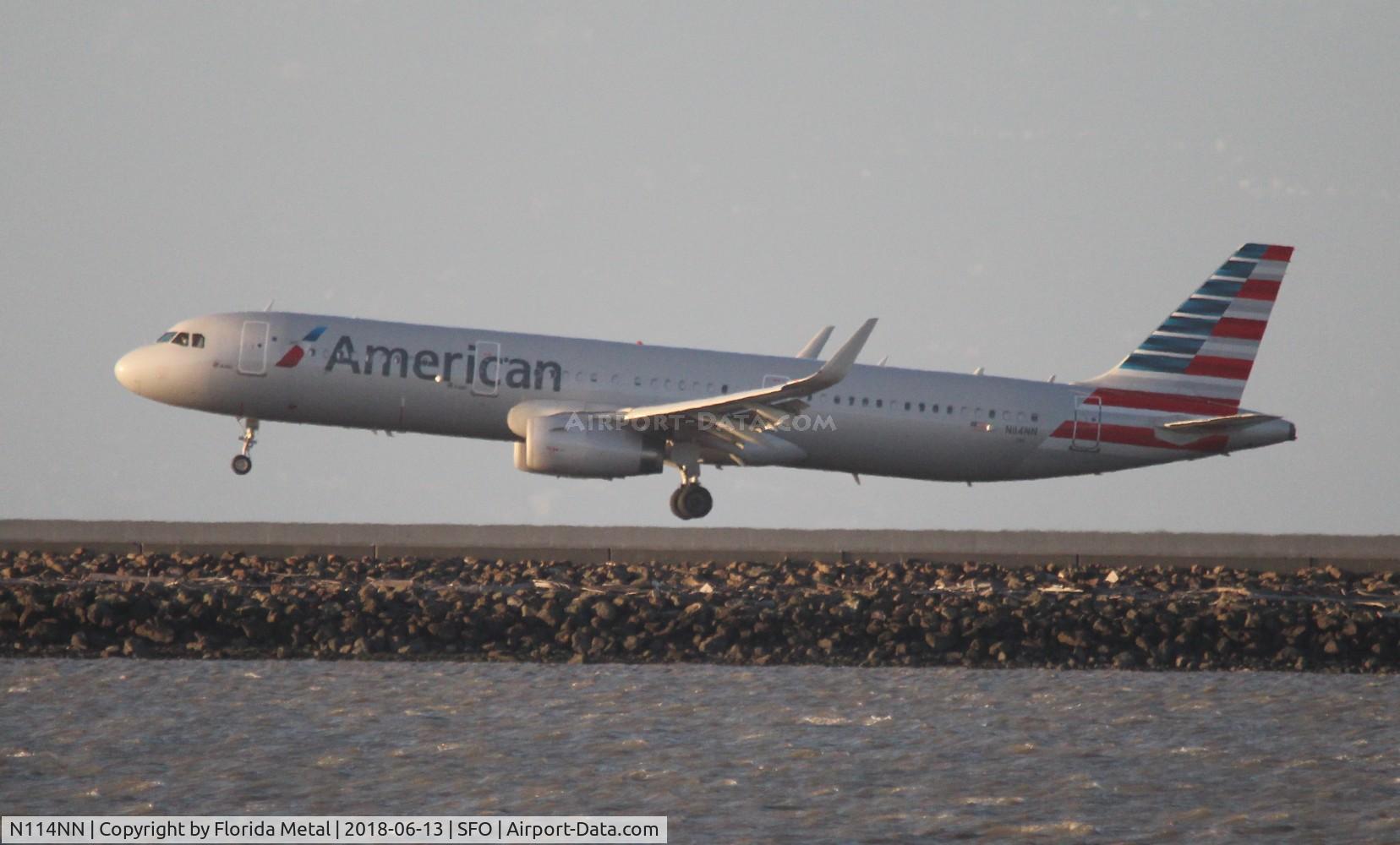 N114NN, 2014 Airbus A321-231 C/N 6046, American