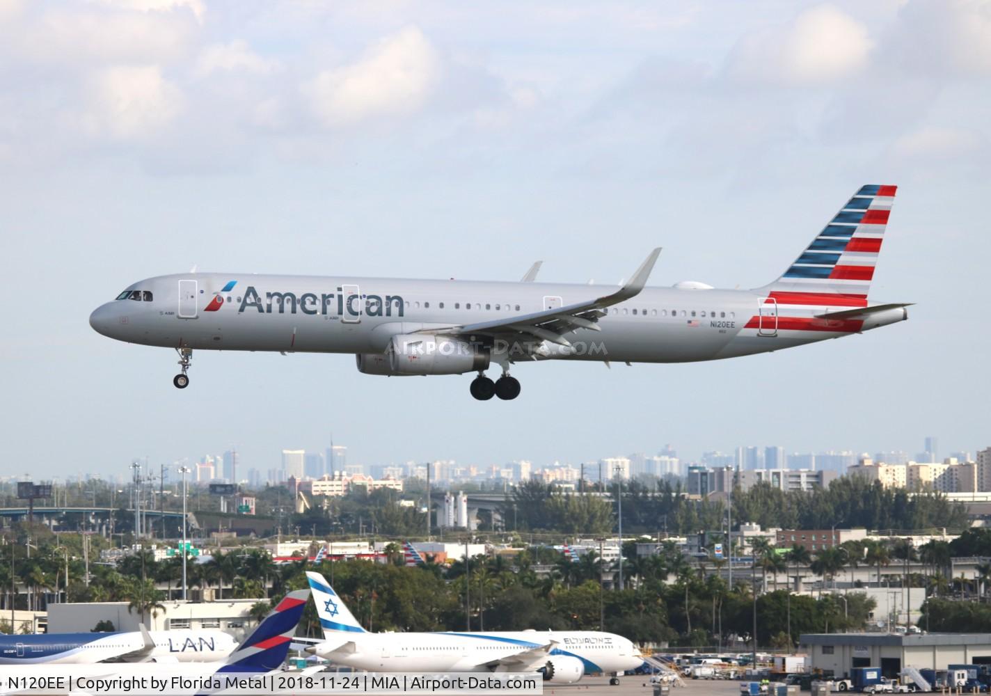 N120EE, 2014 Airbus A321-231 C/N 6227, American