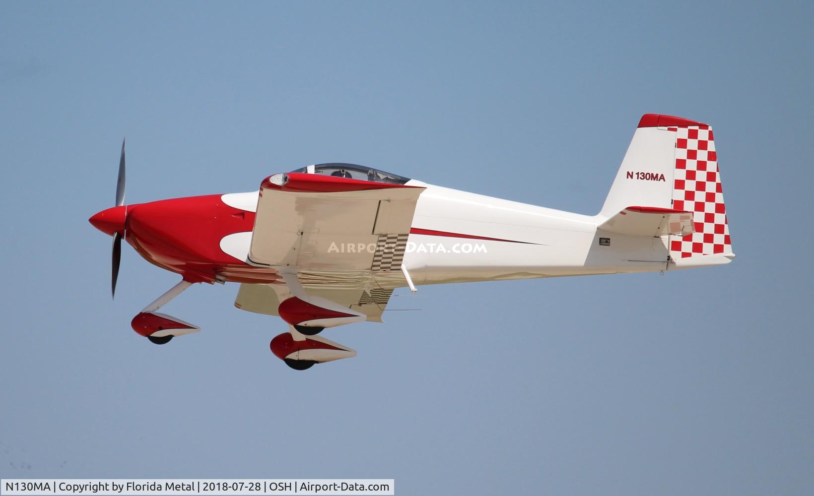 N130MA, 2006 Vans RV-7A C/N 70972, RV-7A