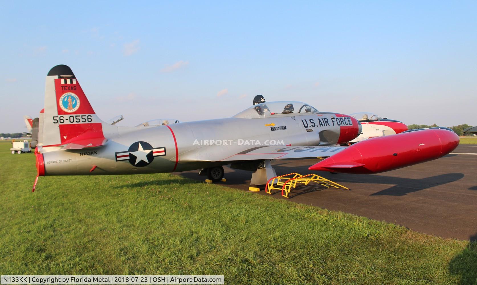 N133KK, Canadair T-33AN Silver Star 3 C/N T33-556, T-33N