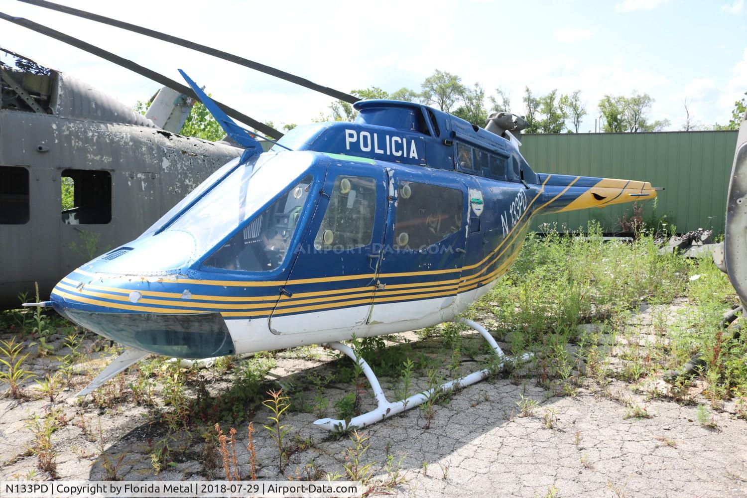 N133PD, 1971 Bell OH-58C Kiowa C/N 41612, at Russell Military Museum