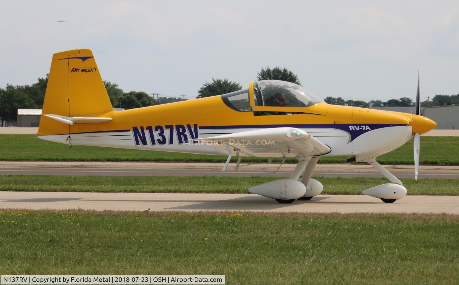 N137RV, 2001 Vans RV-7 C/N 1, Vans RV-7