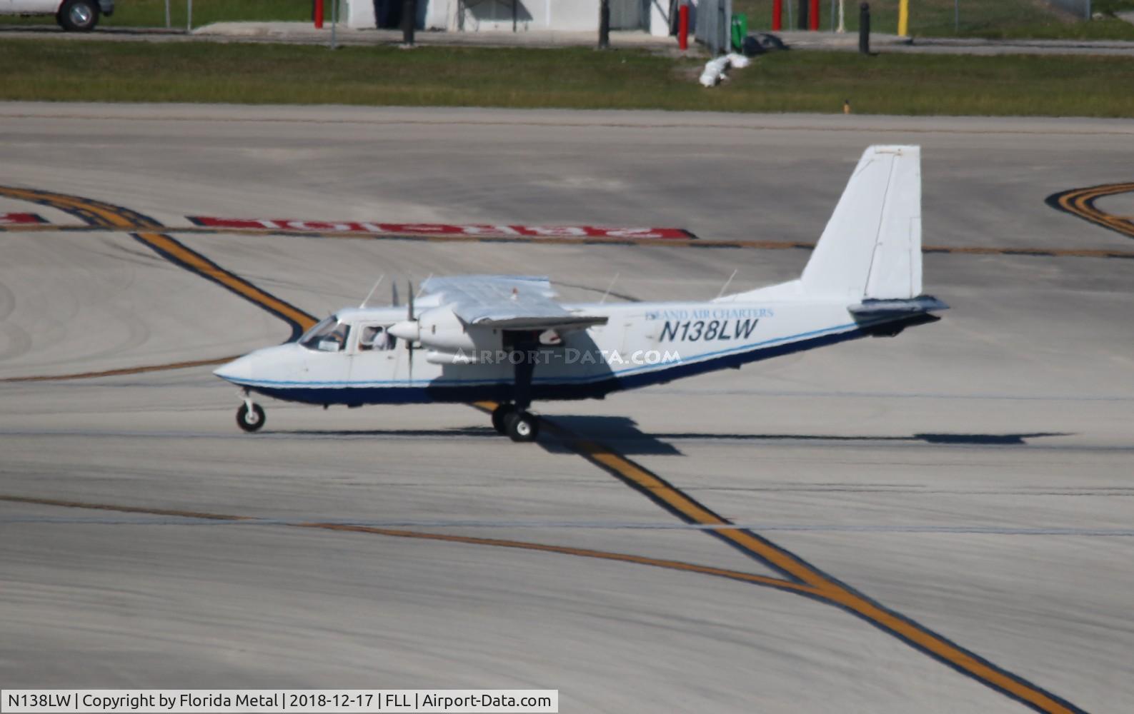 N138LW, 1978 Britten-Norman BN-2A-27 Islander C/N 138, Islander