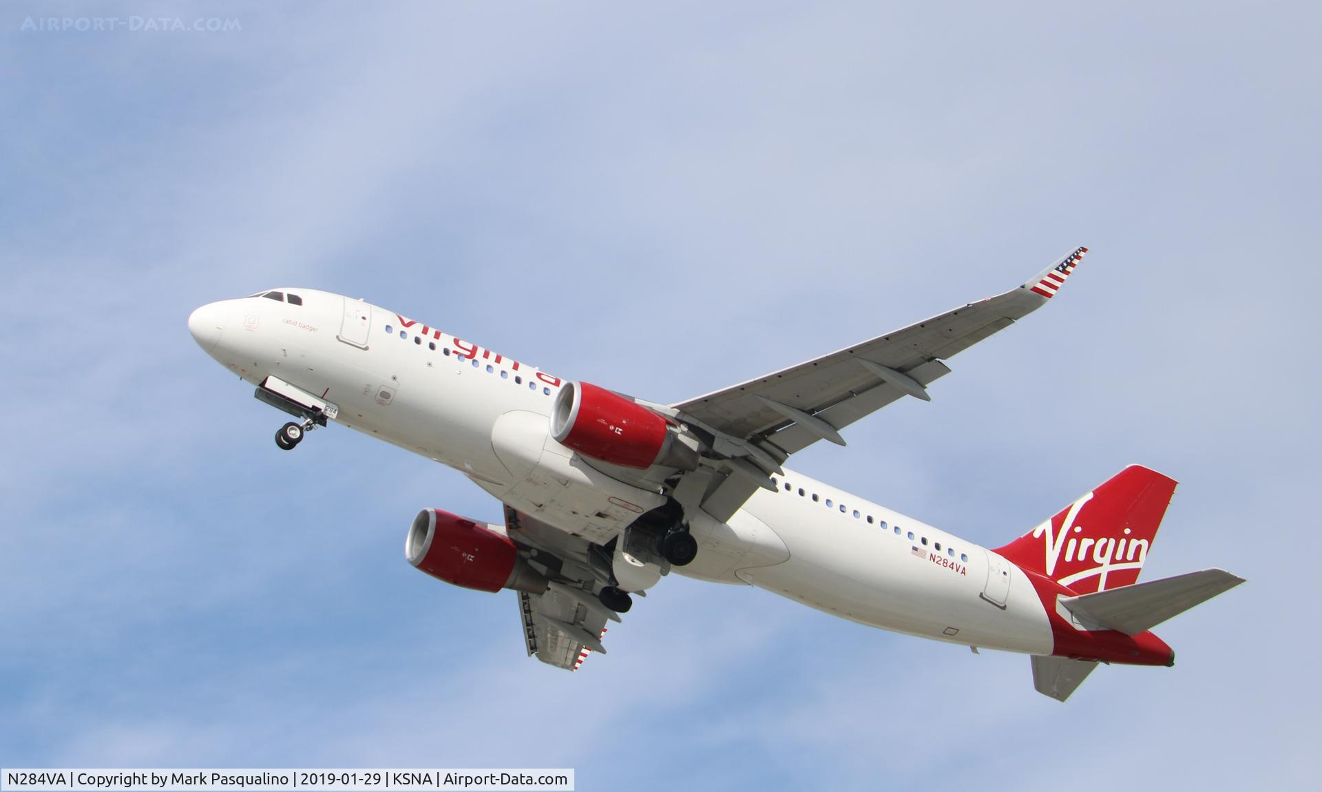 N284VA, 2015 Airbus A320-214 C/N 6835, Airbus A320-214