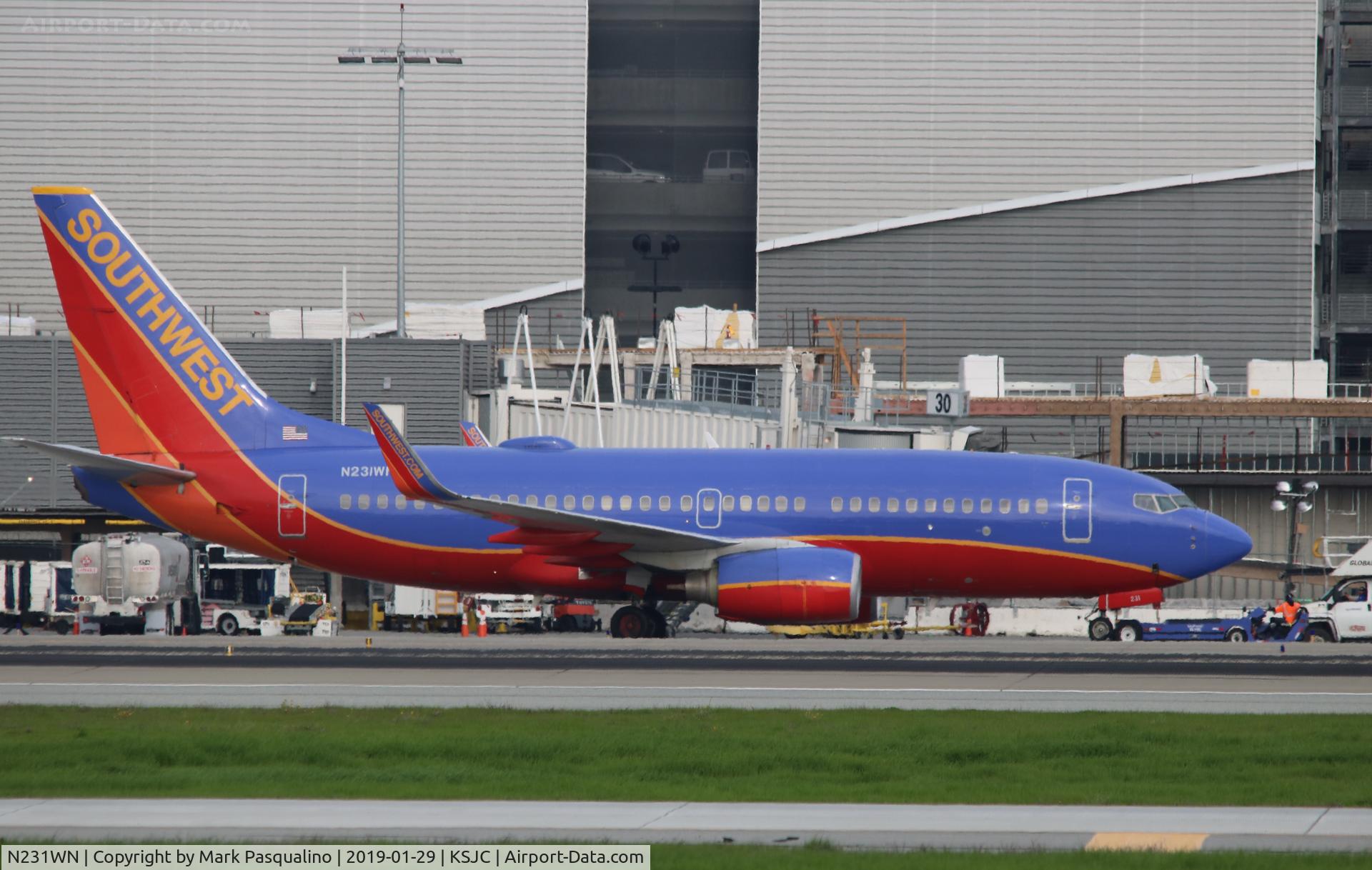 N231WN, 2006 Boeing 737-7H4 C/N 32499, Boeing 737-7H4