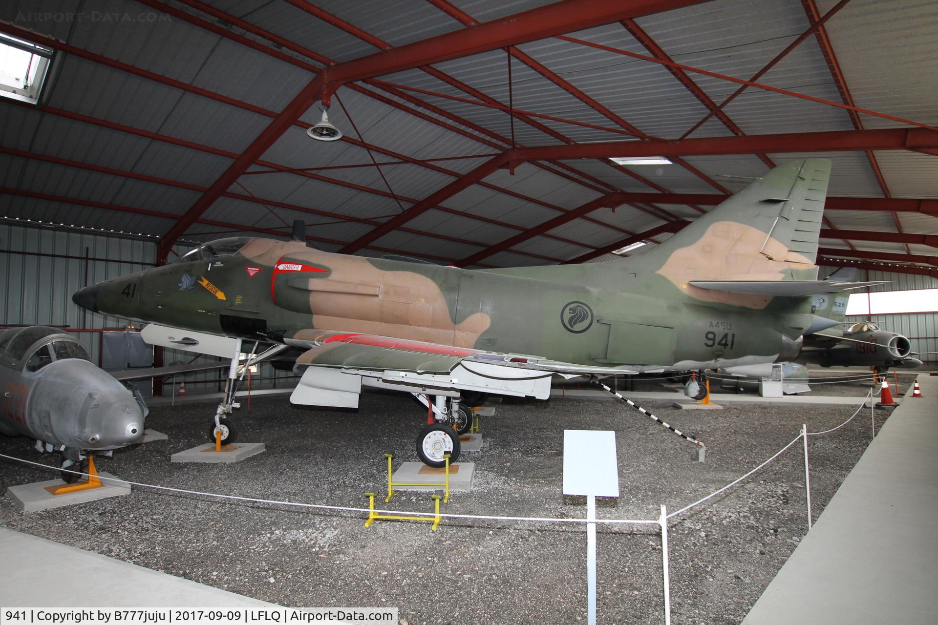 941, Douglas A-4SU Skyhawk C/N 12317, on display