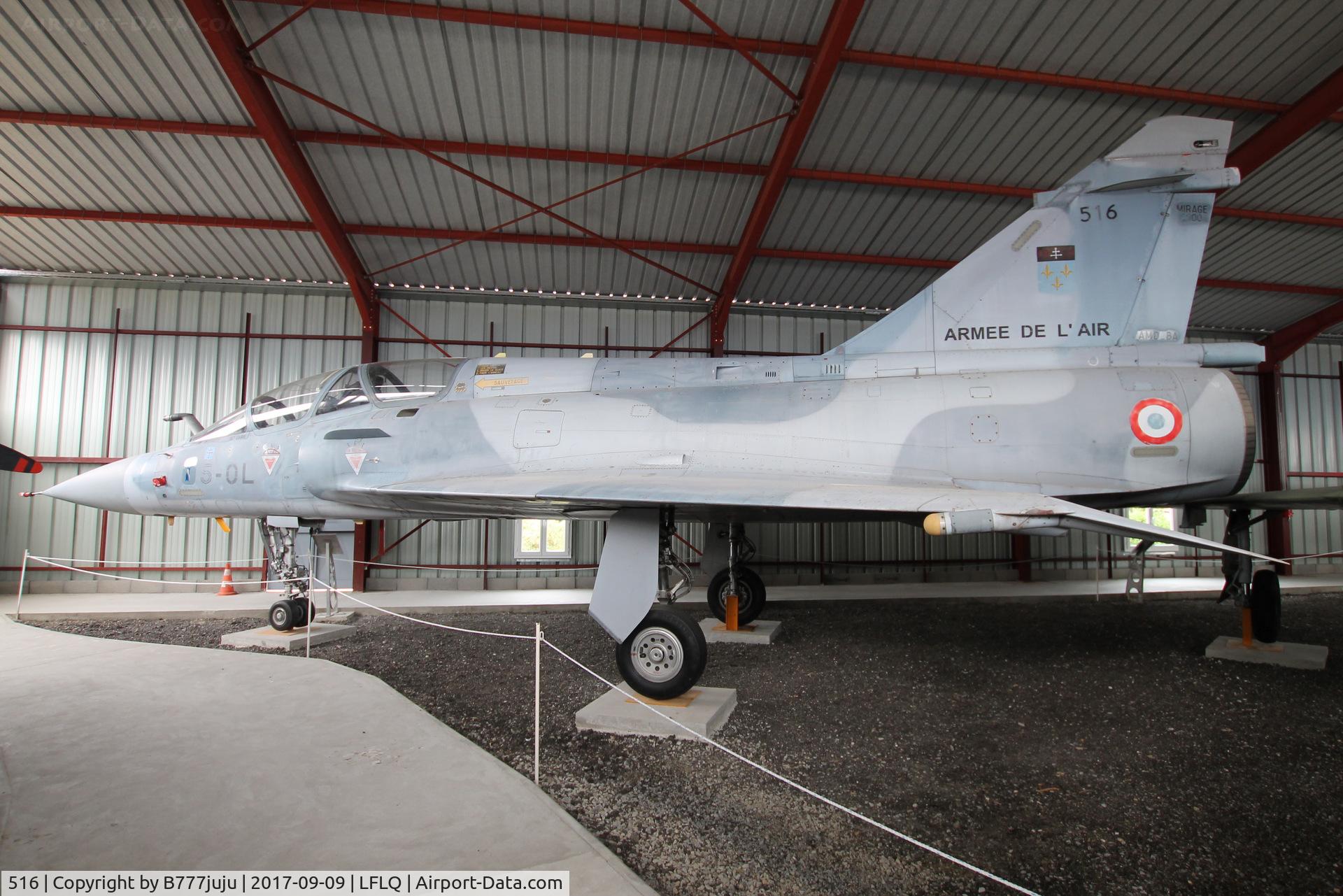 516, Dassault Mirage 2000B C/N 199, on display