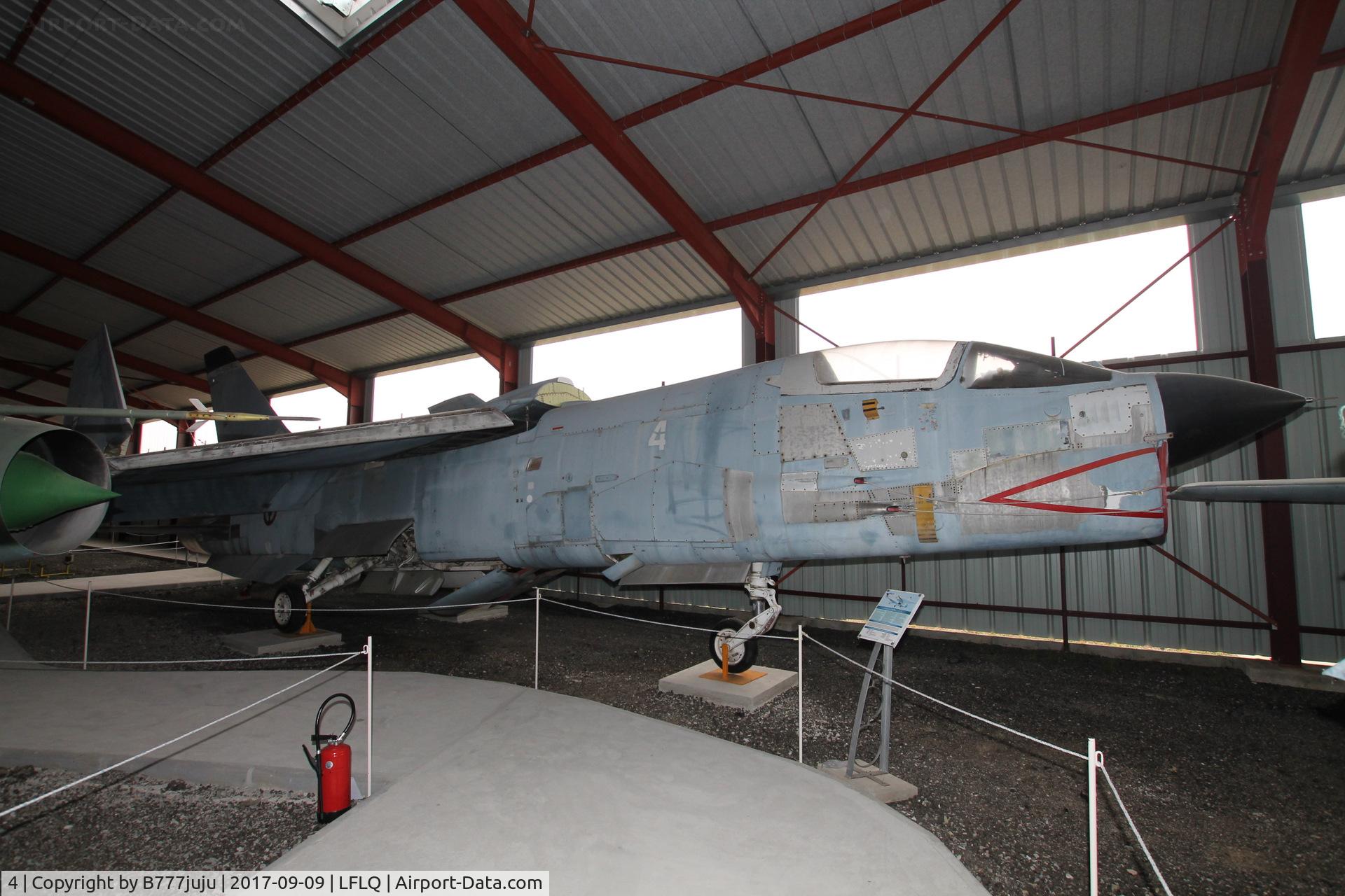 4, Vought F-8E(FN) Crusader C/N 1216, on display