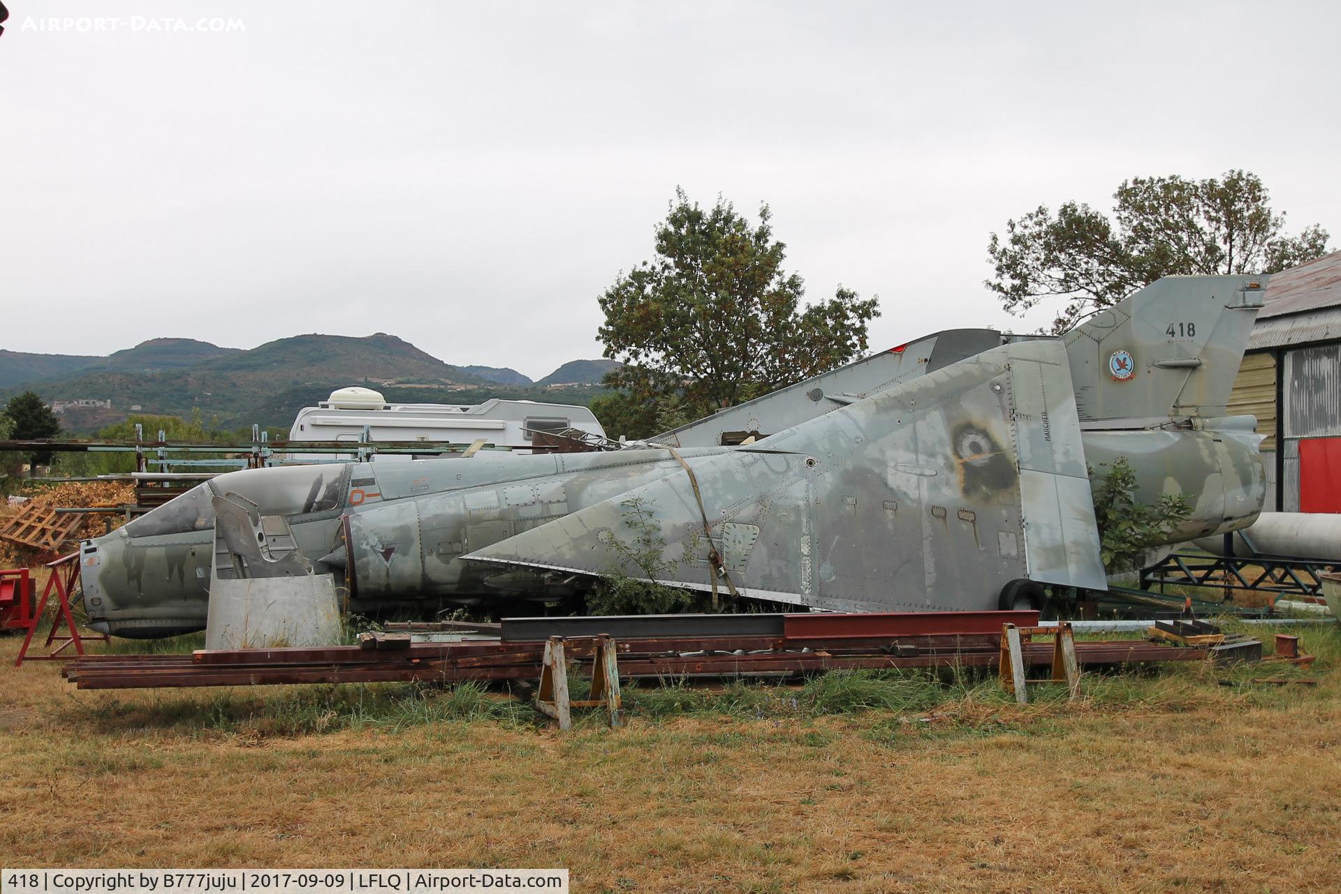 418, Dassault Mirage IIIE C/N 418, store
