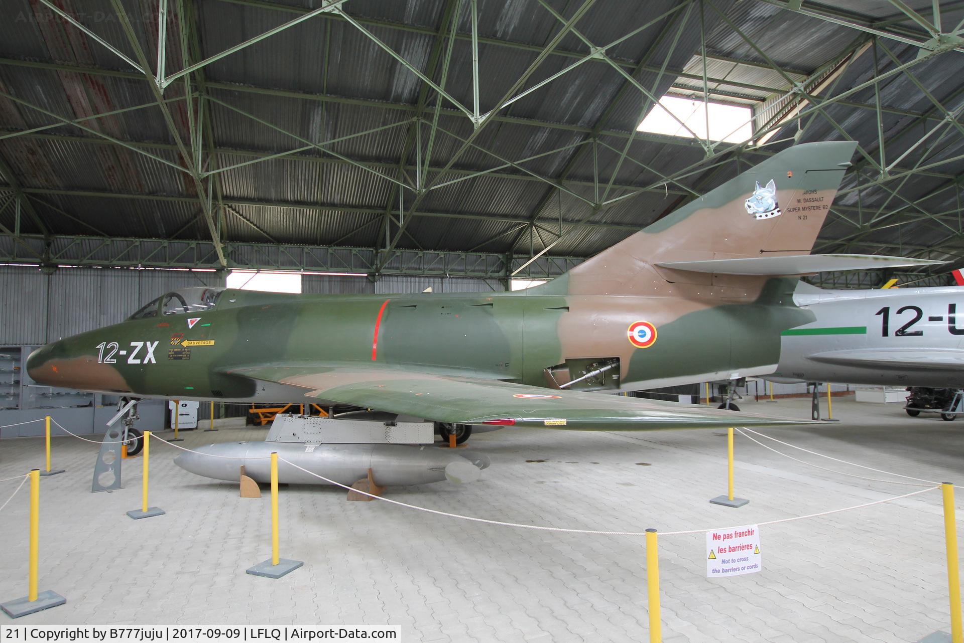 21, Dassault Super Mystere B.2 C/N 21, on display