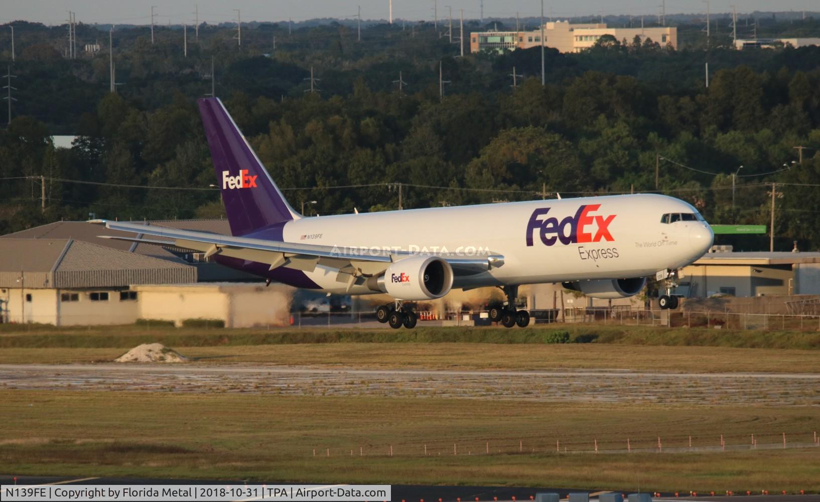 N139FE, 2016 Boeing 767-300F/ER C/N 43538, Fed Ex