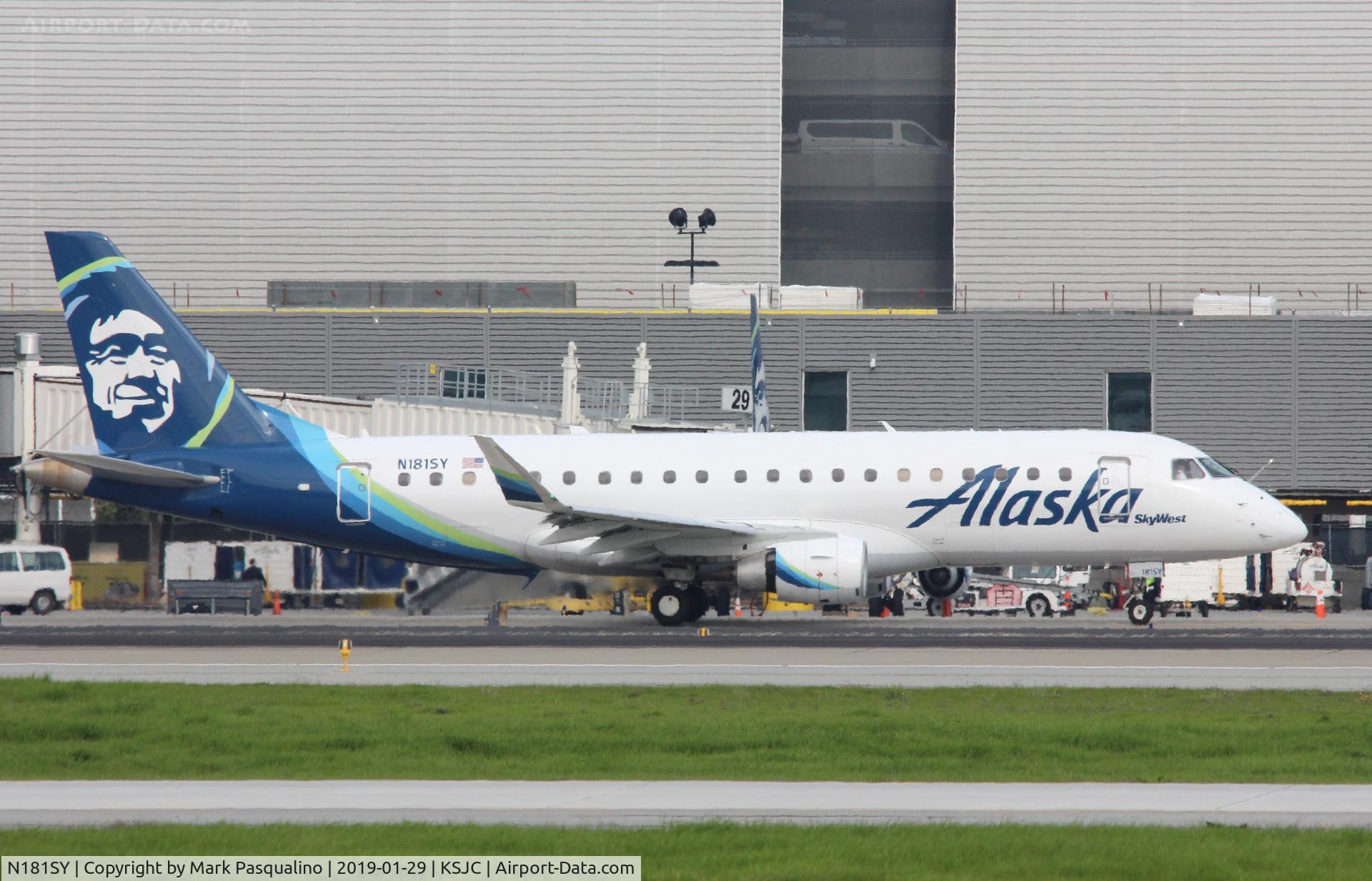 N181SY, 2016 Embraer 175LR (ERJ-170-200LR) C/N 17000574, ERJ-170-200LR