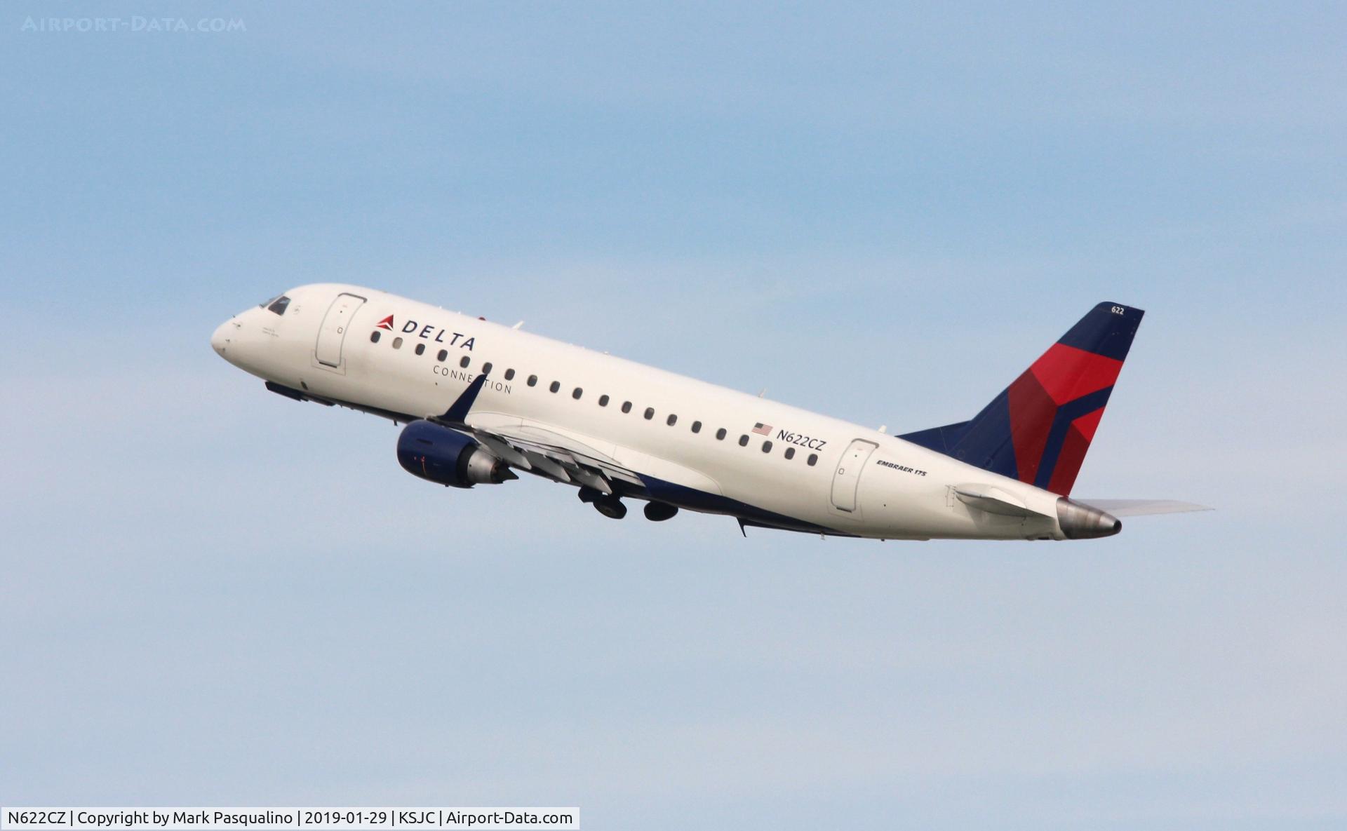 N622CZ, 2008 Embraer 175LR (ERJ-170-200LR) C/N 17000219, ERJ-170-200LR
