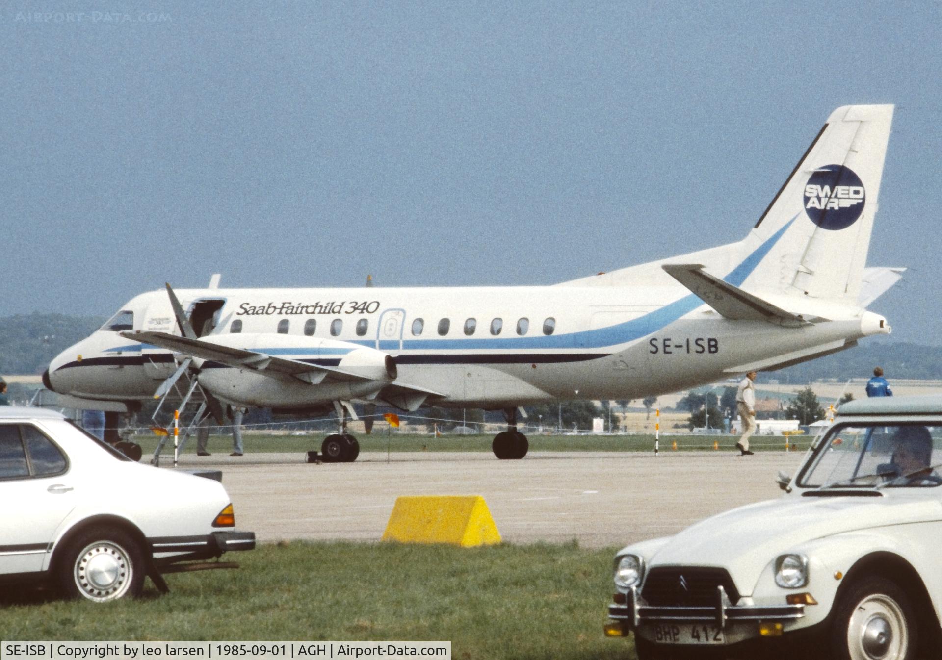 SE-ISB, 1983 Saab-Fairchild SF340 C/N 340A-003, Ängelholm F.10 Air Show 1.9.1985