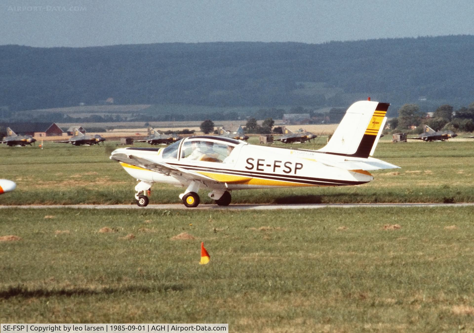 SE-FSP, 1972 Morane-Saulnier M.S.892A Comodore 150 C/N 11945, Ängelholm 1.9.1985