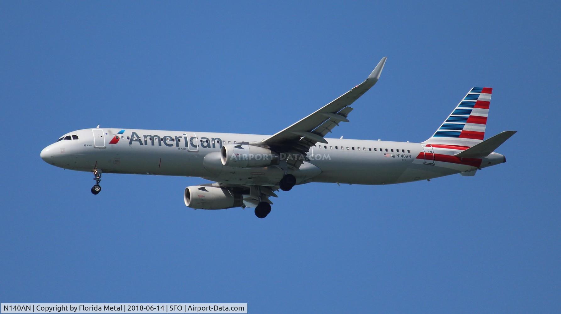 N140AN, 2015 Airbus A321-231 C/N 6667, American