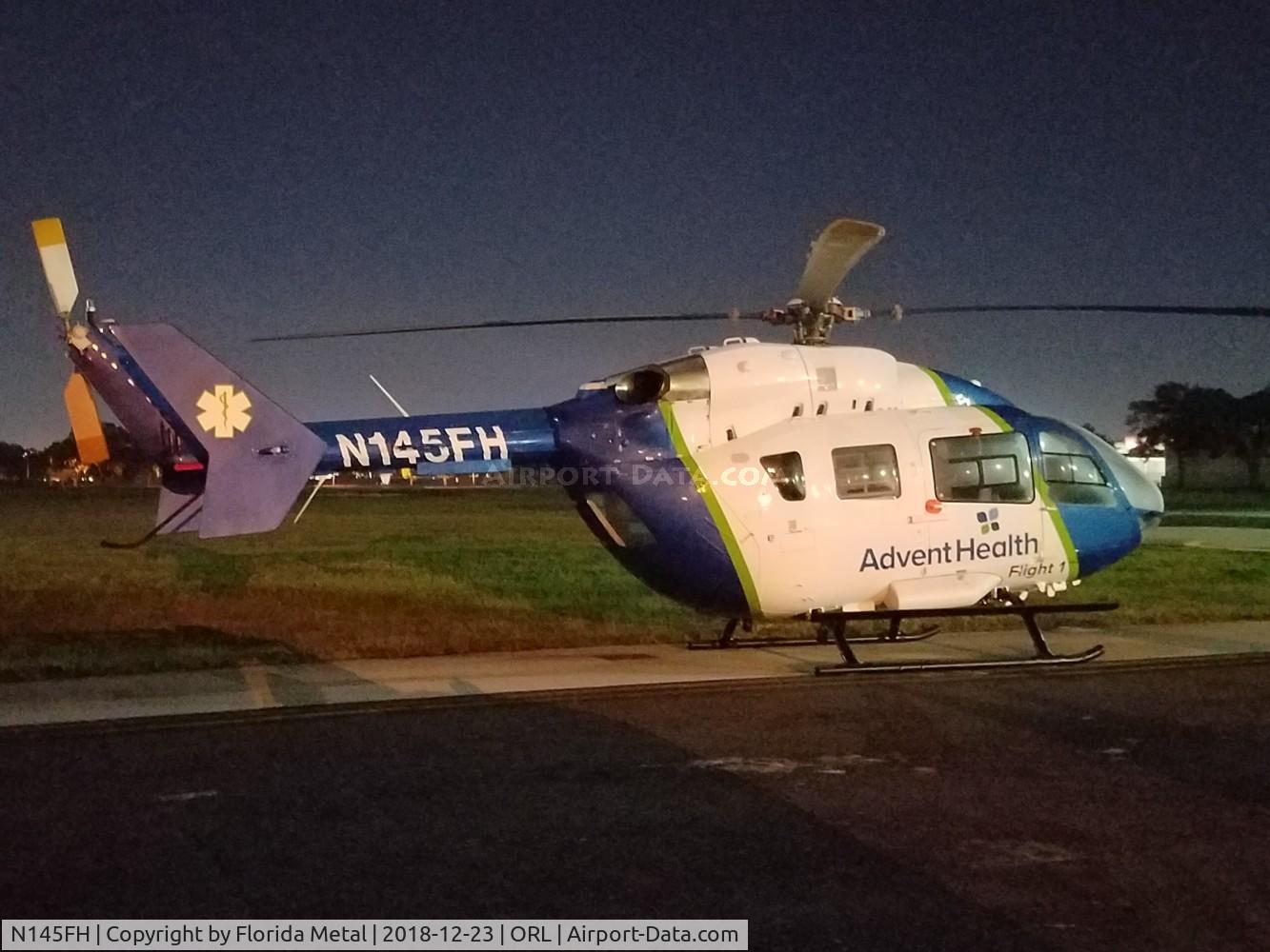 N145FH, 2004 Eurocopter-Kawasaki EC-145 (BK-117C-2) C/N 9047, Was Florida Hospital, now Advent Health