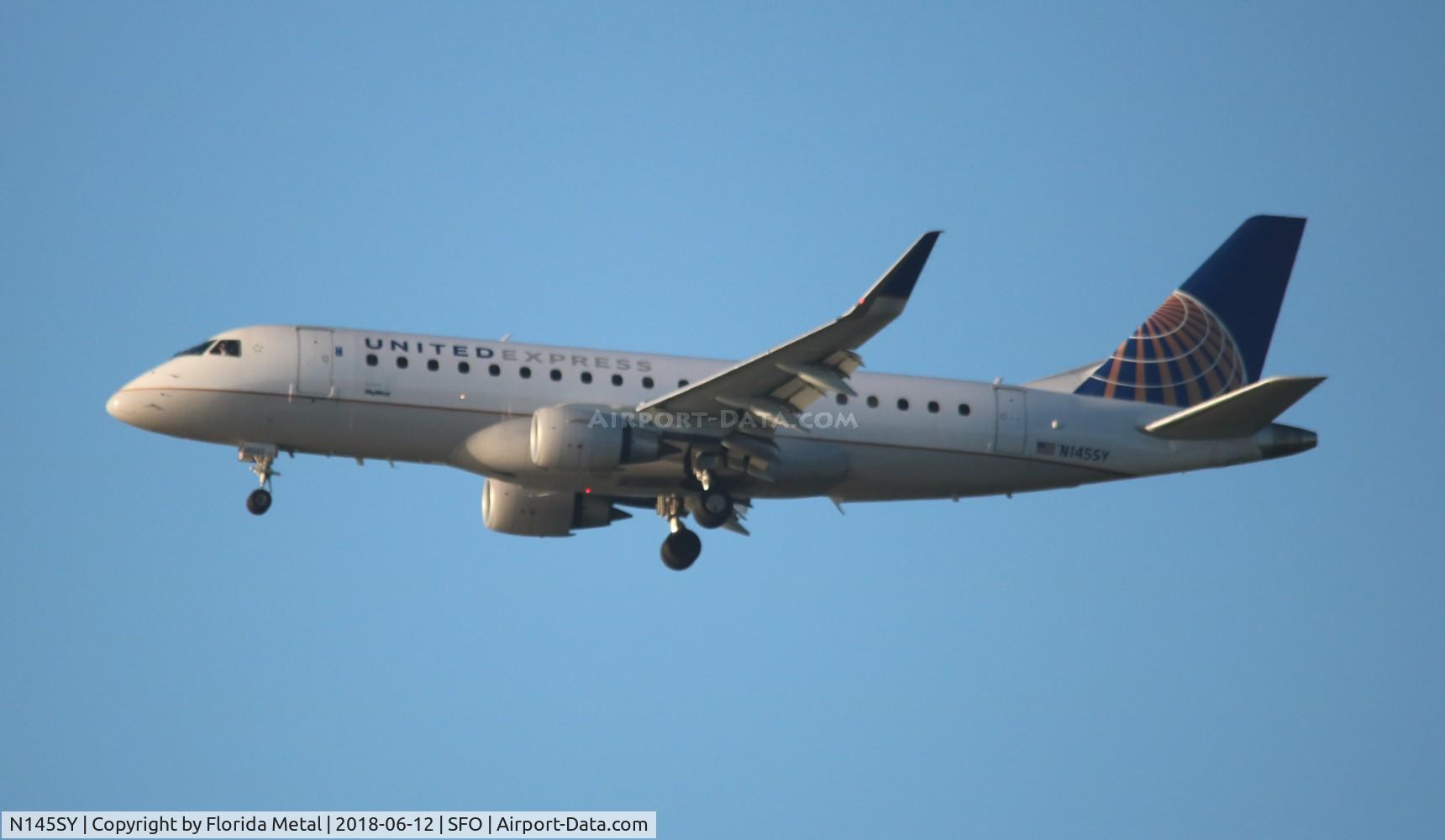 N145SY, 2015 Embraer 175LR (ERJ-170-200LR) C/N 17000484, United Express