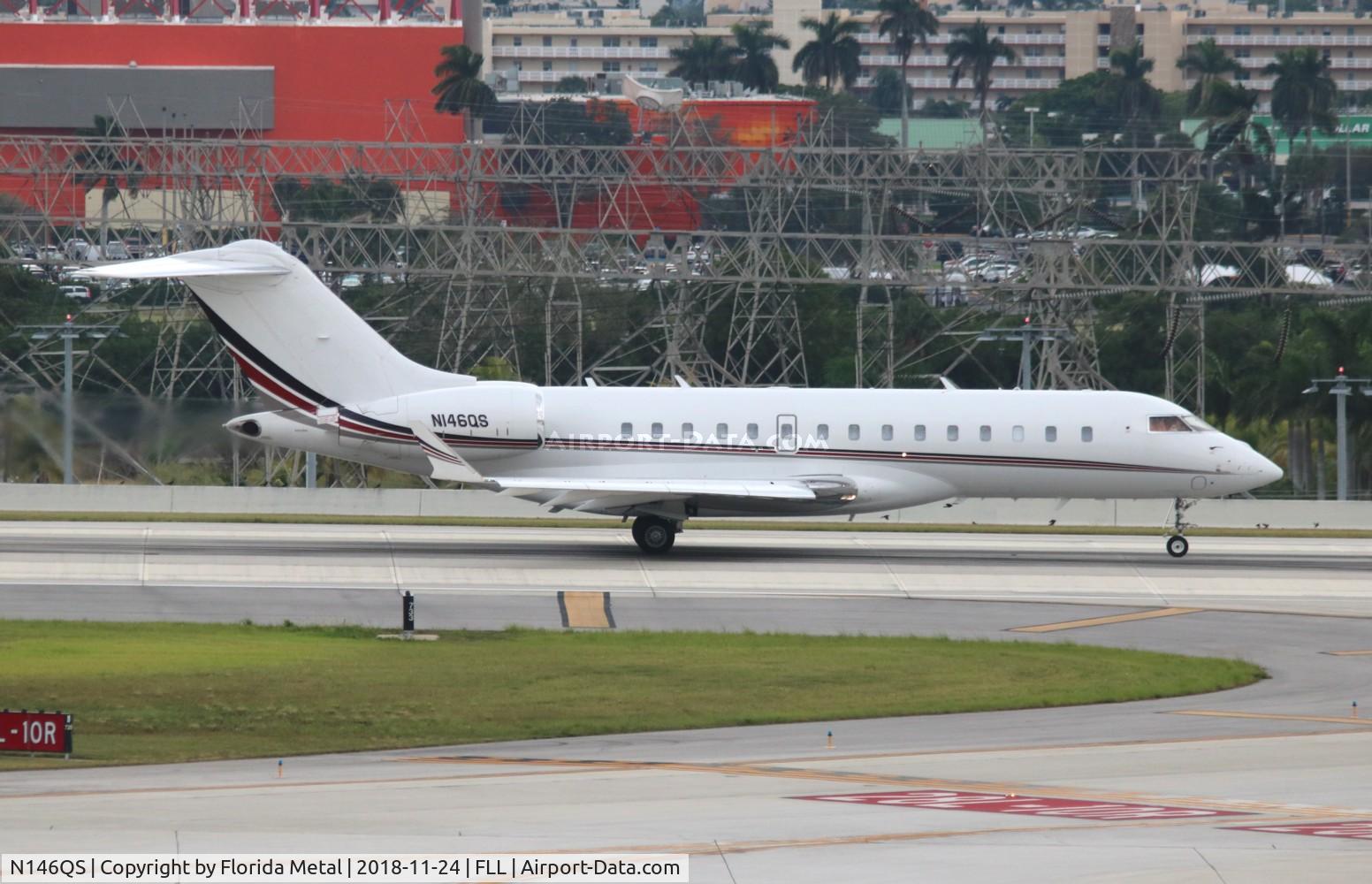 N146QS, 2014 Bombardier BD-700-1A10 Global 6000 C/N 9615, Net Jets