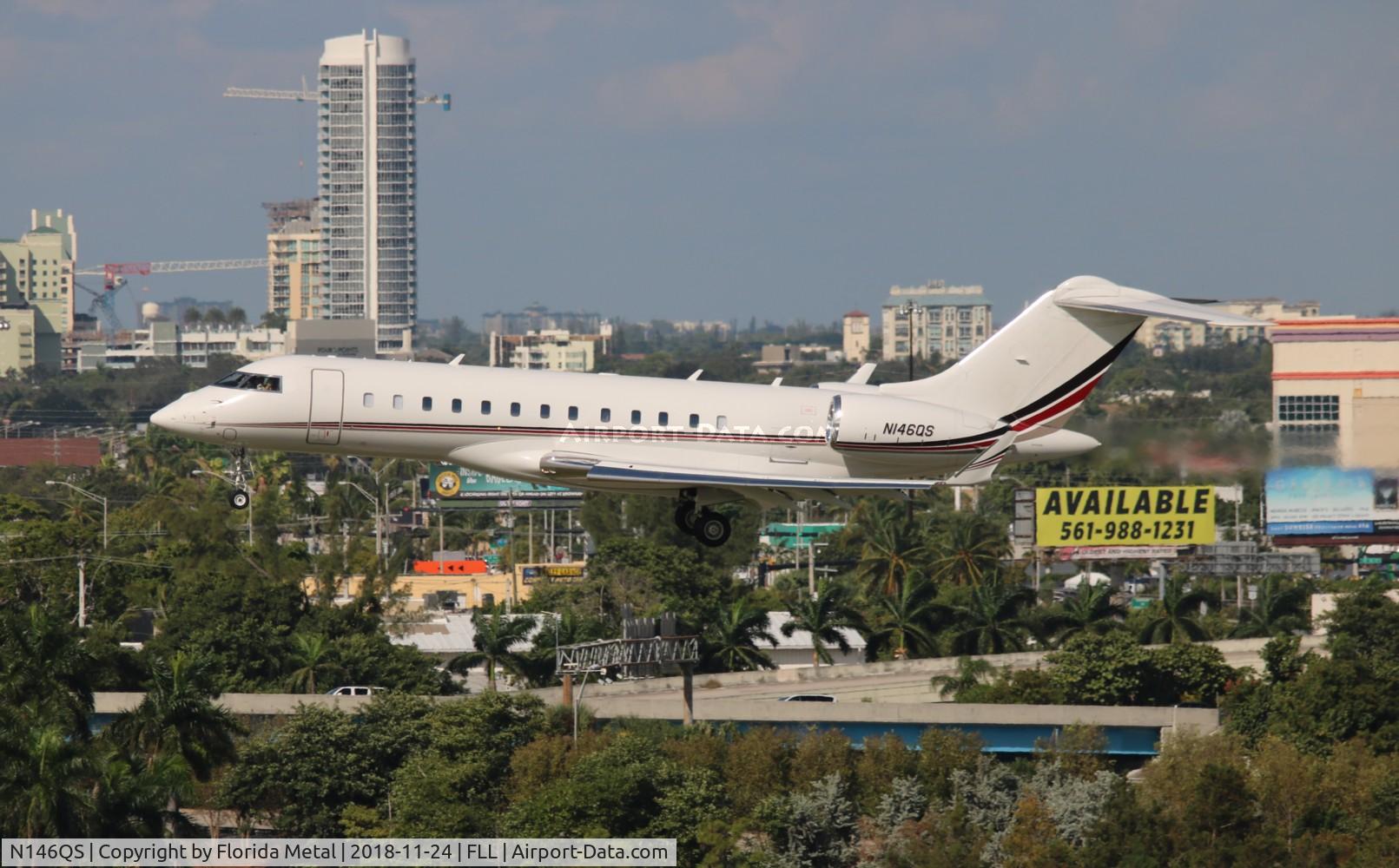 N146QS, 2014 Bombardier BD-700-1A10 Global 6000 C/N 9615, Net Jets