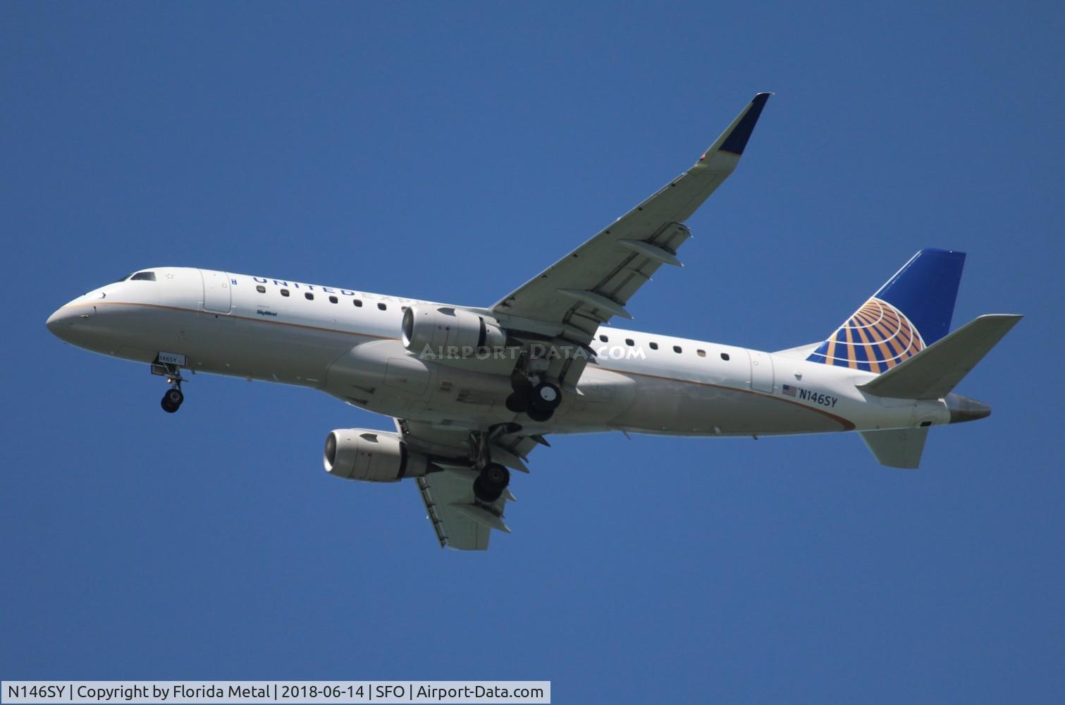 N146SY, 2015 Embraer 175LR (ERJ-170-200LR) C/N 17000491, United Express