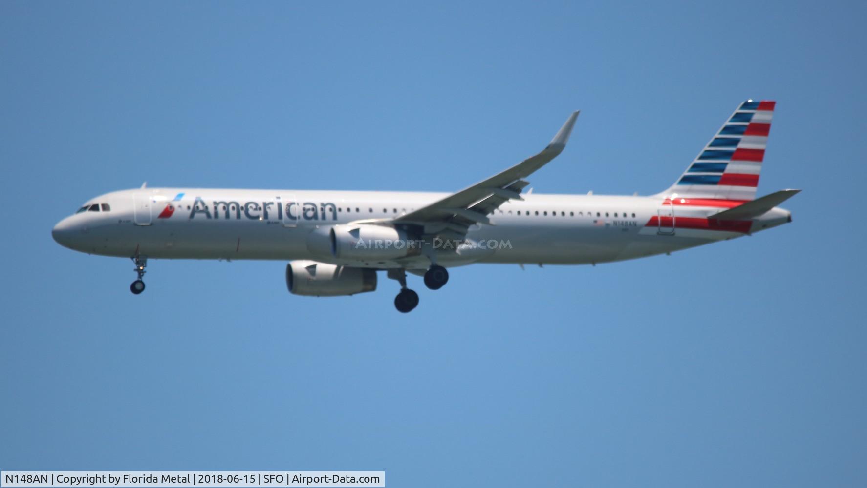 N148AN, 2015 Airbus A321-231 C/N 6790, American