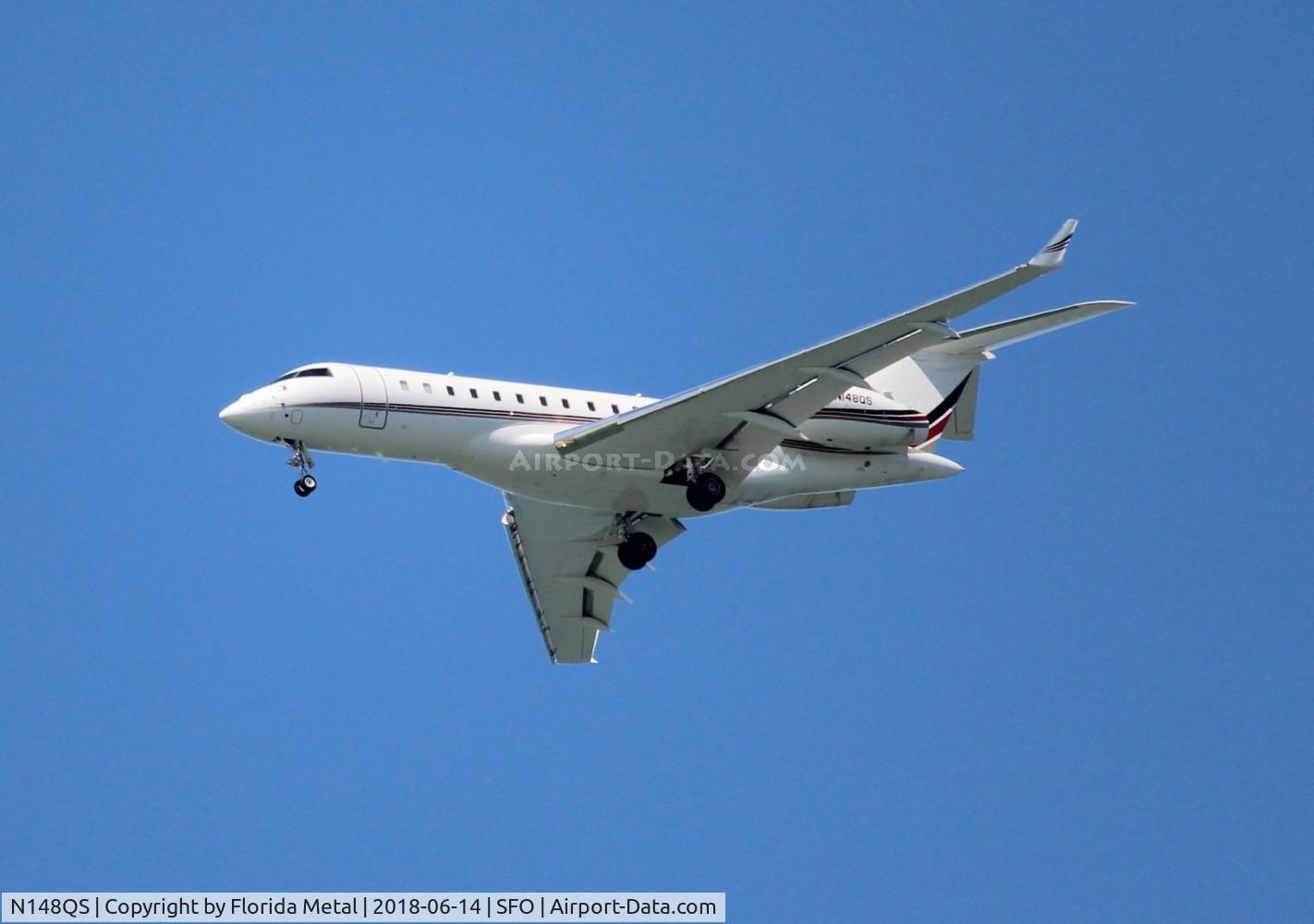 N148QS, 2014 Bombardier BD-700-1A10 Global 6000 C/N 9648, Net Jets