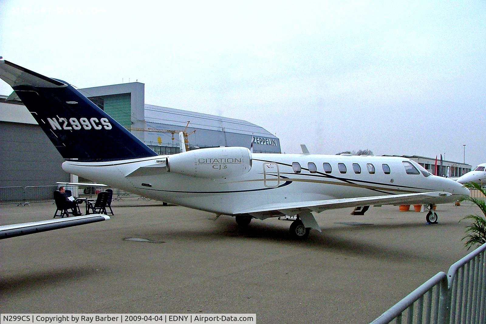 N299CS, 2005 Cessna 525B CitationJet CJ3 C/N 525B0299, N299CS   Cessna CitationJet CJ3 [525B-0299] Friedrichshafen~D 04/04/2009