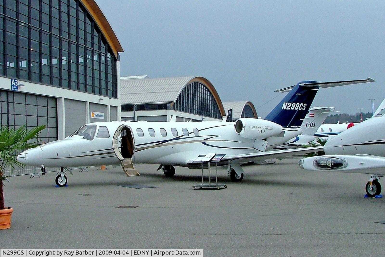 N299CS, 2005 Cessna 525B CitationJet CJ3 C/N 525B0299, N299CS   Cessna CitationJet CJ3 [525B-0299] Friedrichshafen~D 04/04/2009