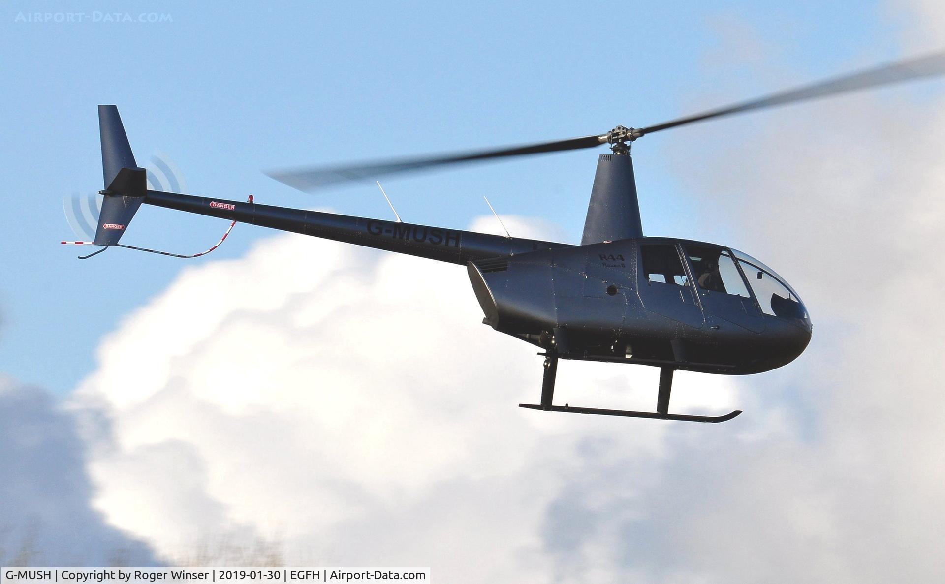 G-MUSH, 2004 Robinson R44 II C/N 10278, Resident R-44 Raven II helicopter operated by HeliAir Wales.