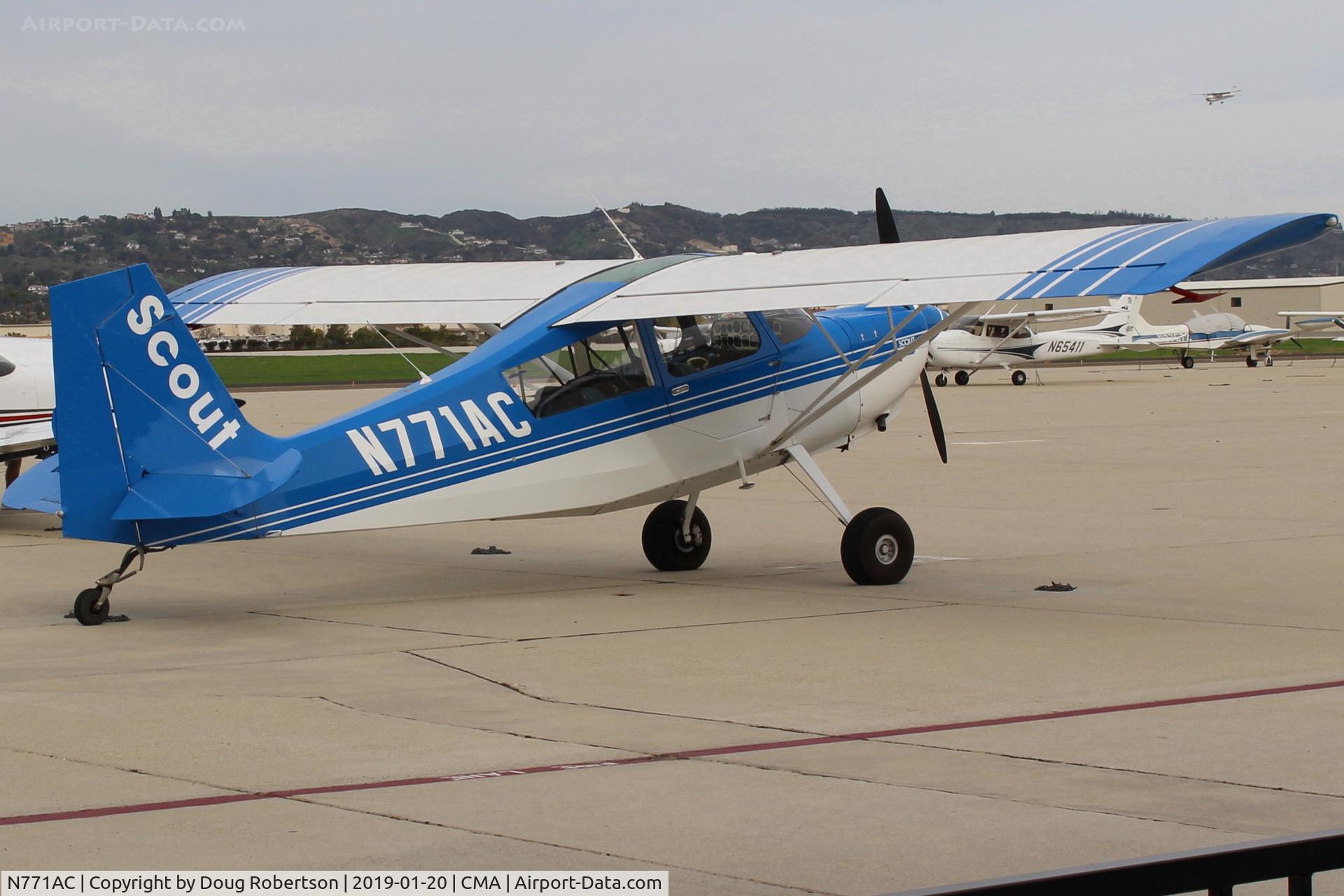 N771AC, 1997 American Champion 8GCBC Scout C/N 379-96, 1997 American Champion 8GCBC SCOUT, Lycoming O-360-A1D 180 Hp