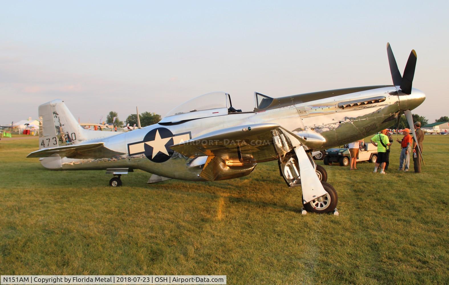 N151AM, 1944 North American P-51D Mustang C/N 122-39879, P-51D