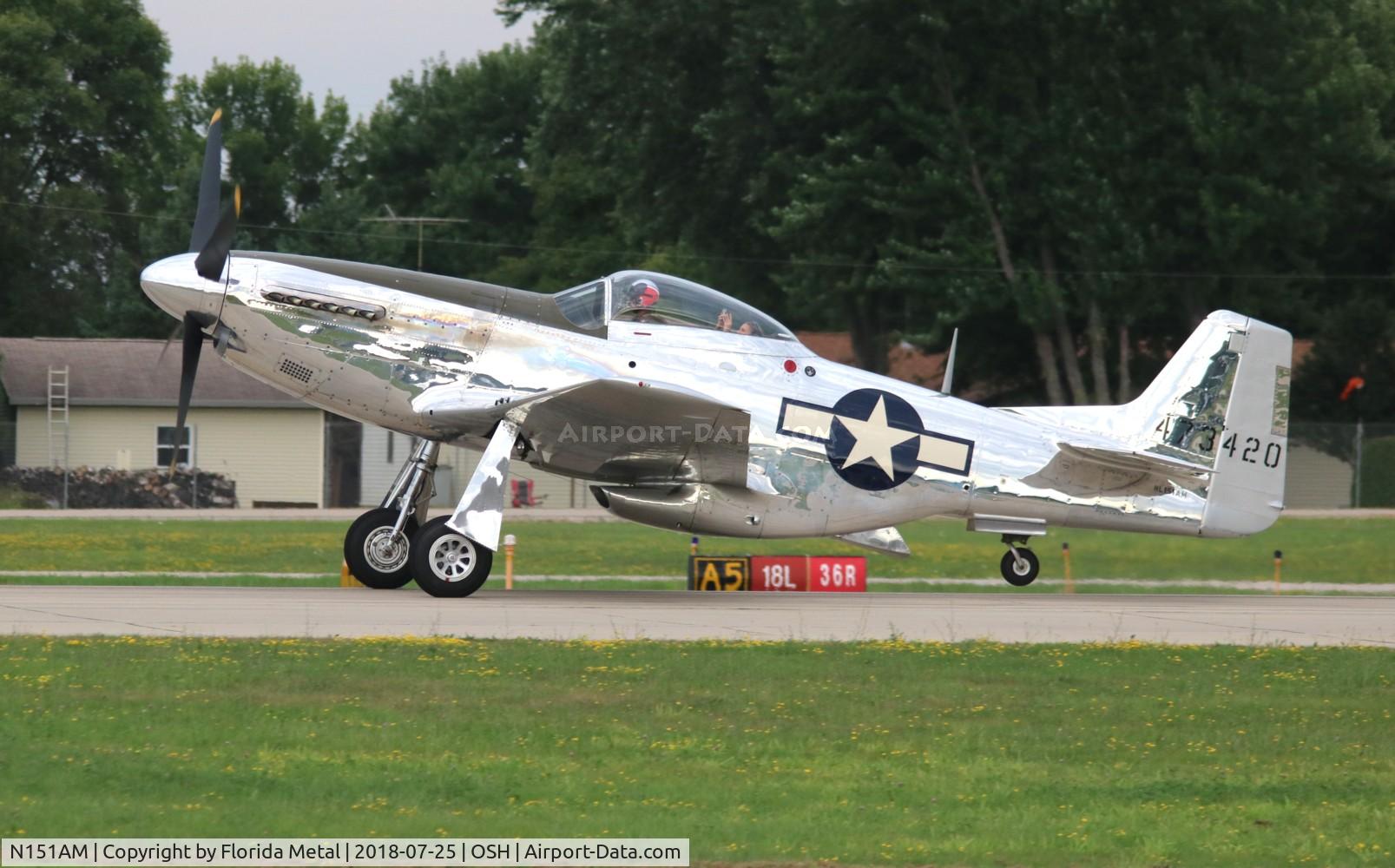 N151AM, 1944 North American P-51D Mustang C/N 122-39879, P-51D