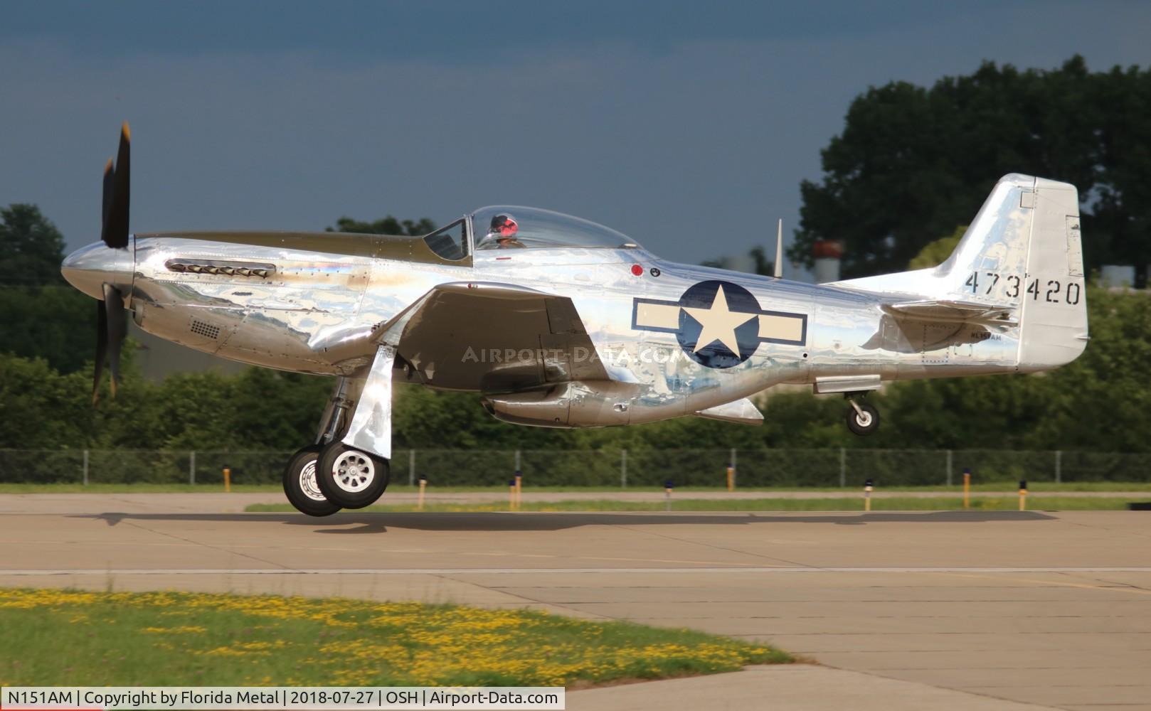N151AM, 1944 North American P-51D Mustang C/N 122-39879, P-51D