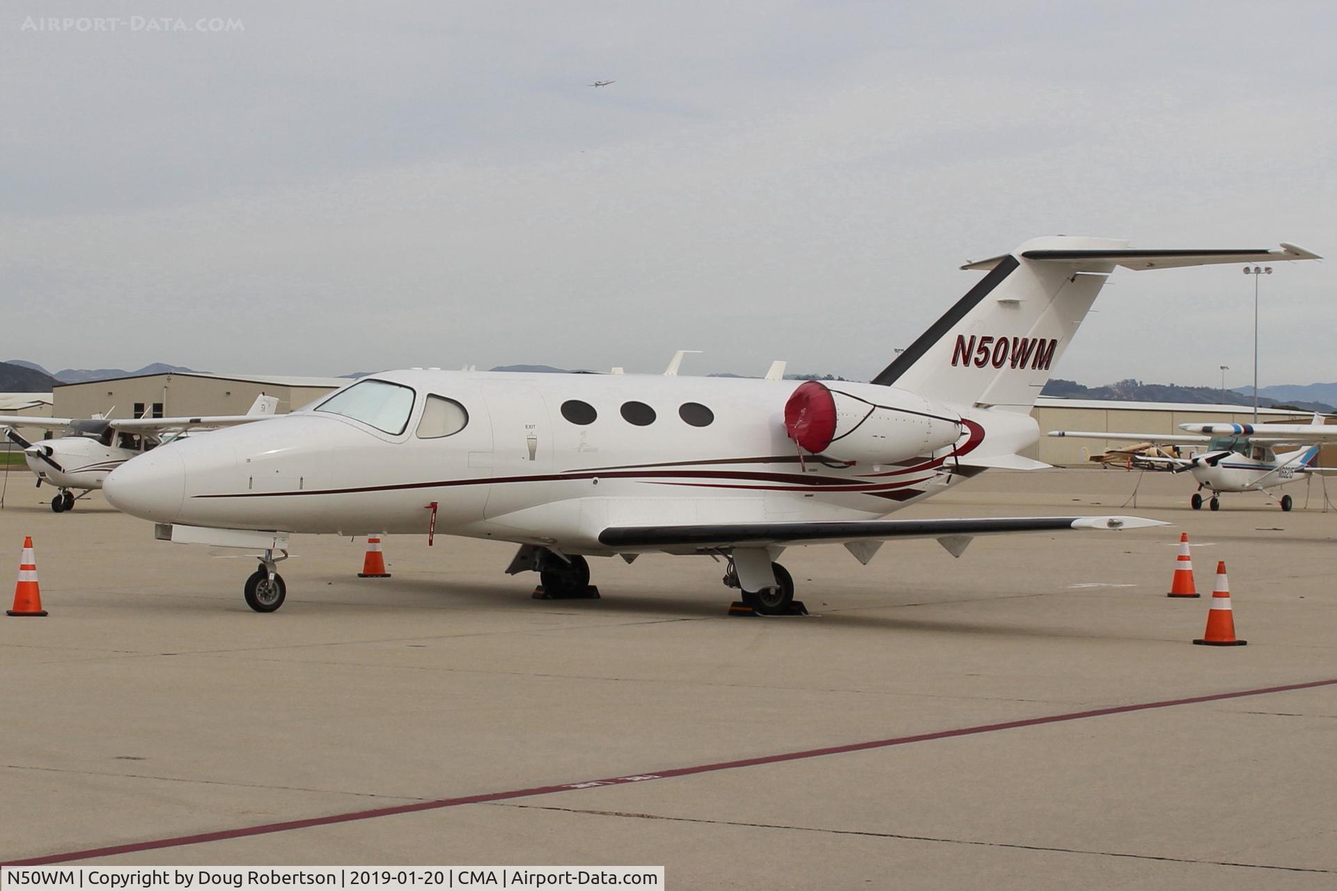 N50WM, 1980 Rand KR-2 C/N DG-1, 2007 Cessna 550 CITATION BRAVO, 2 P&W Canada PW530A Turbofans 2,887 lb st each, thrust reversers standard, on transient ramp