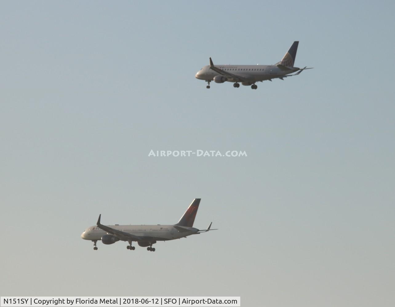 N151SY, 2015 Embraer 175LR (ERJ-170-200LR) C/N 17000503, United Express