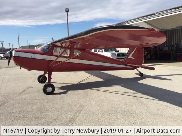 N1671V, 1947 Cessna 140 C/N 13843, 1947 Cessna 149