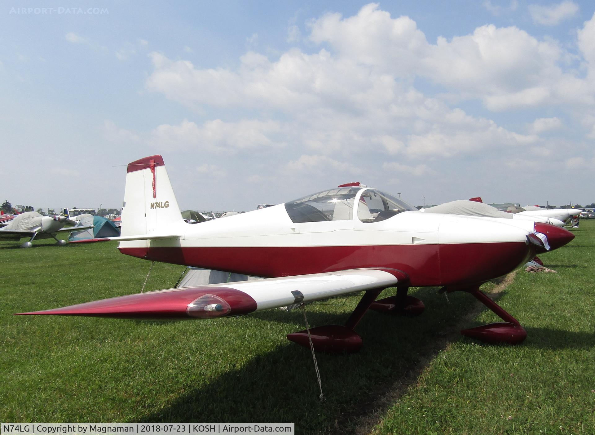 N74LG, Vans RV-7A C/N 70847, at EAA 18